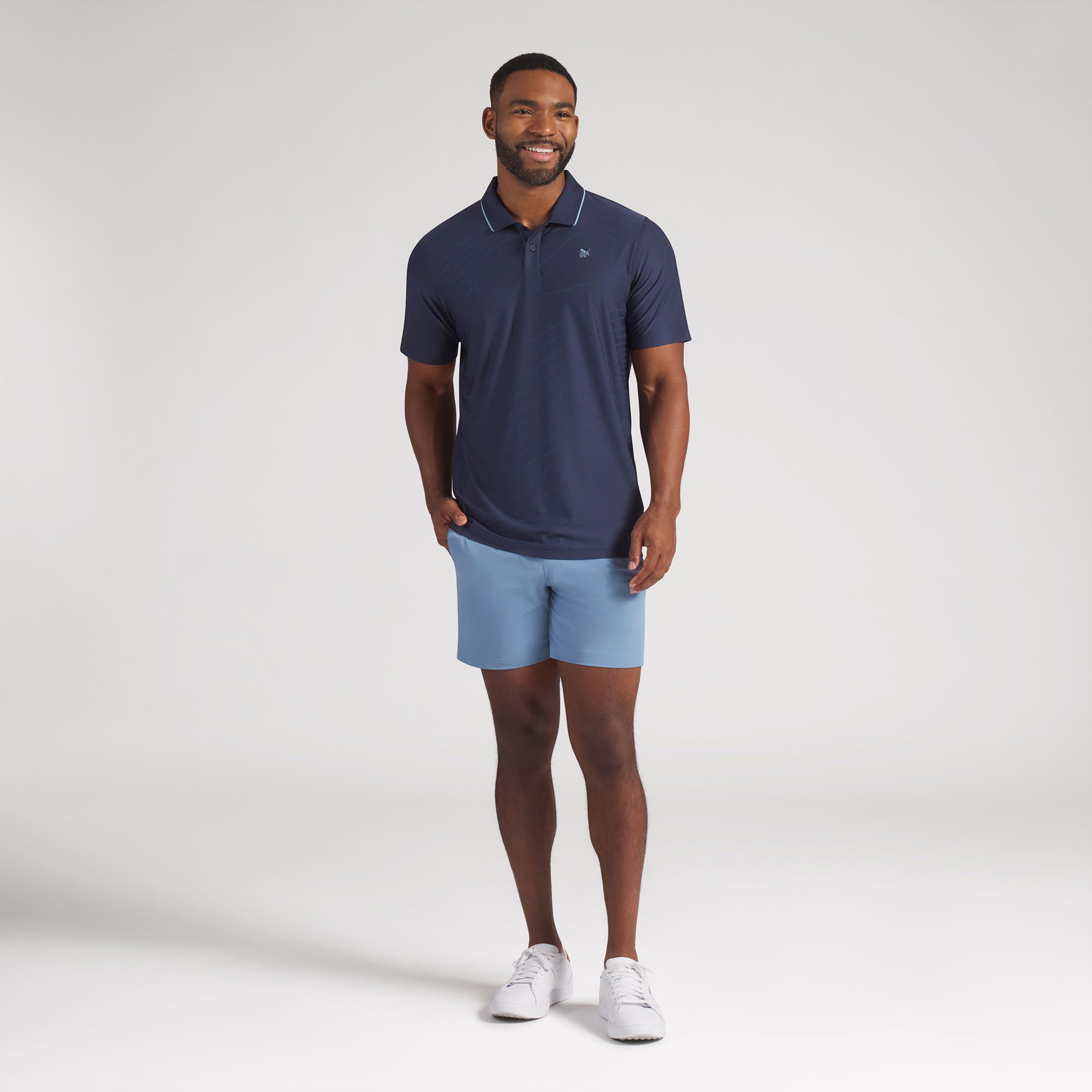 PUMA X Reigning Champ Men's Jacquard Golf Polo product image