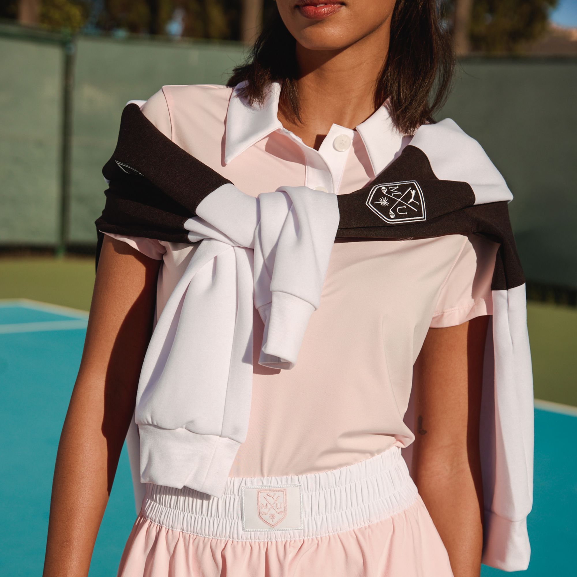 PUMA X MUMU Women's Crest Golf Polo product image