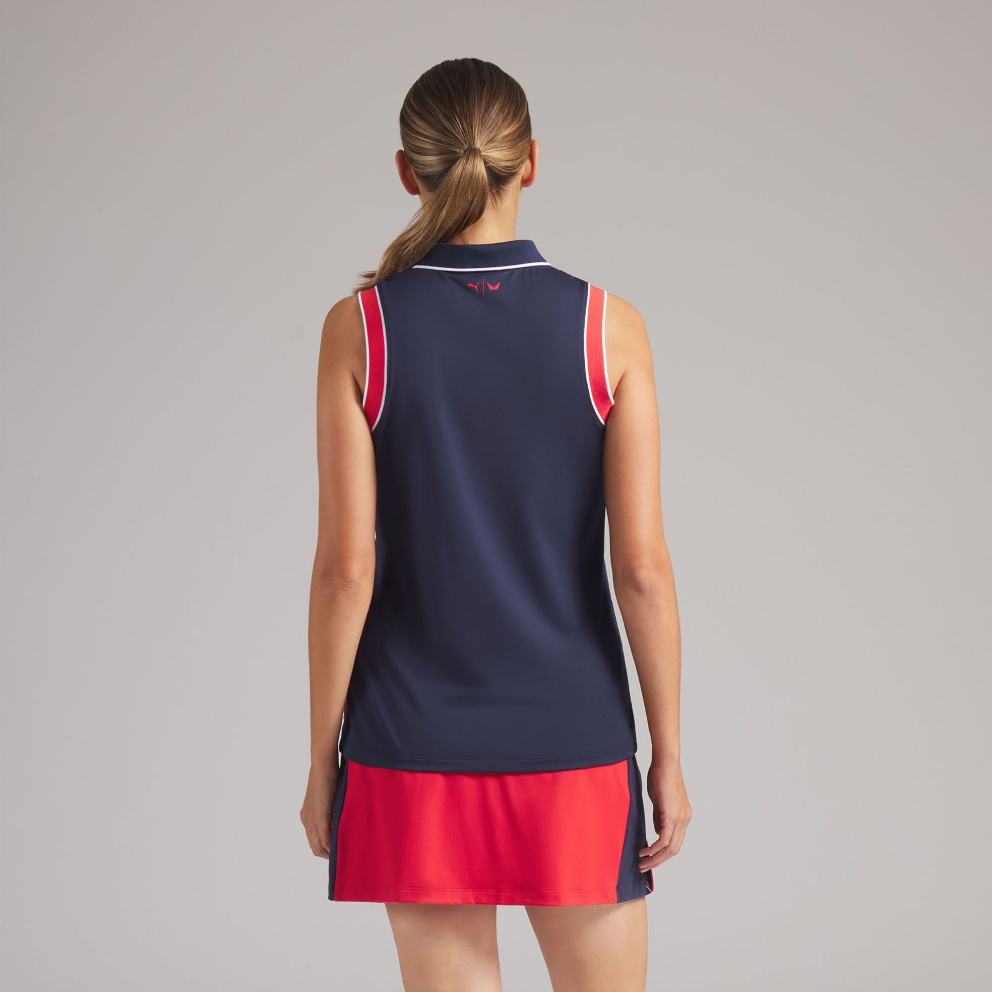 PUMA X Volition Women's Solid Sleeveless Golf Polo product image