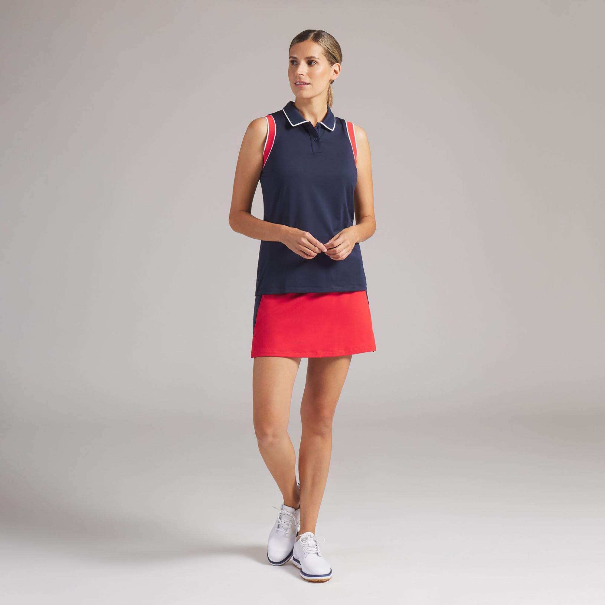 PUMA X Volition Women's Solid Sleeveless Golf Polo product image