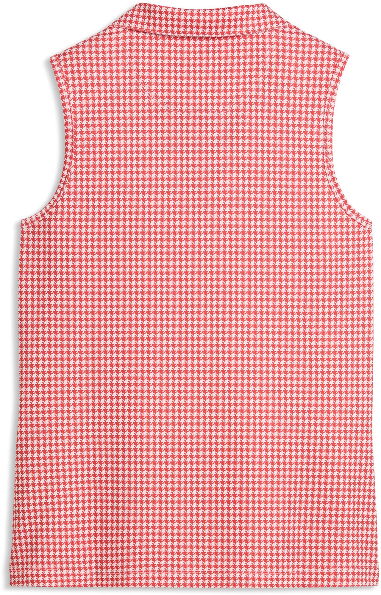PUMA Women's CLOUDSPUN Mono Check Sleeveless Golf Polo product image