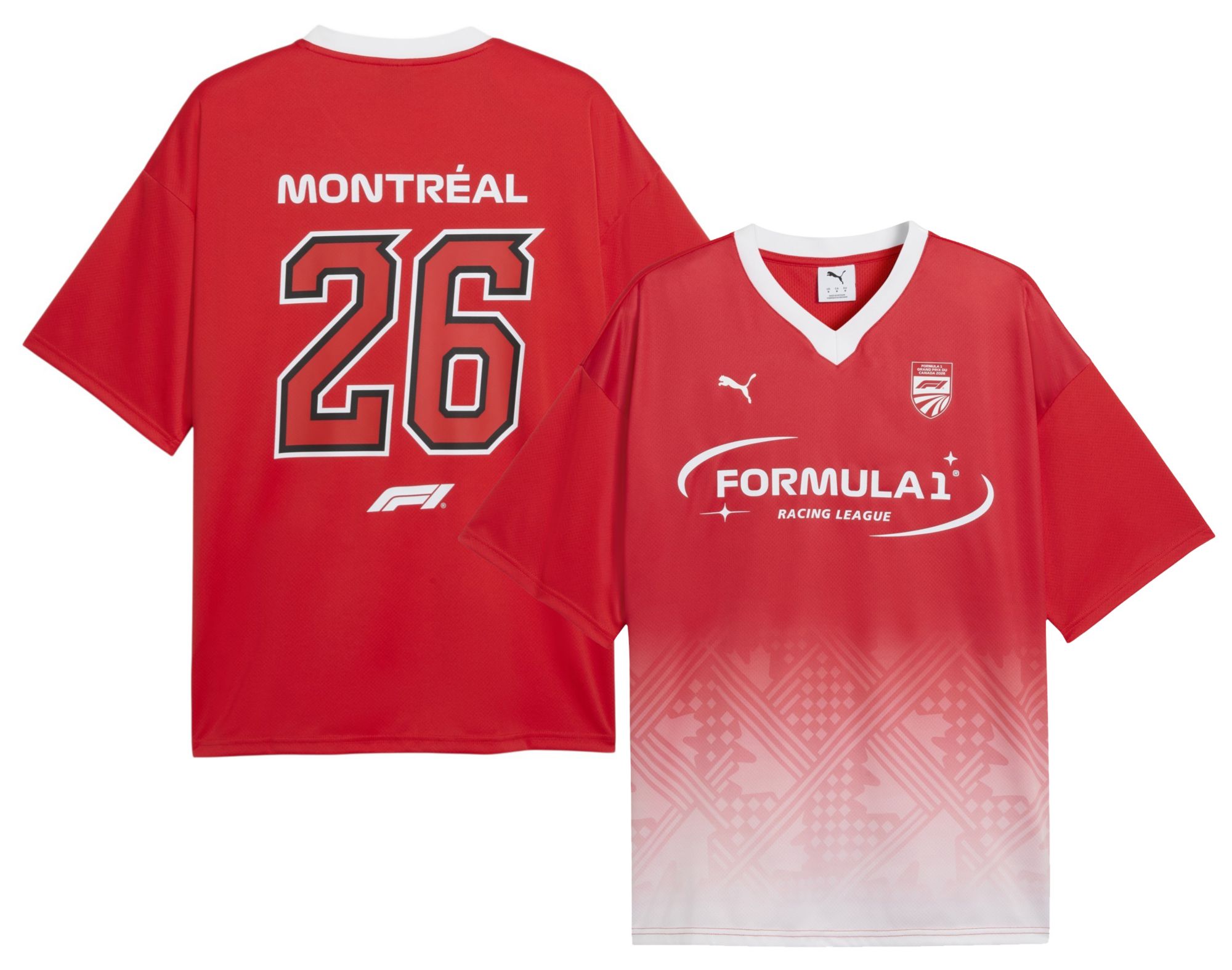 PUMA Men's Formula 1 Red Canada Race Jersey product image
