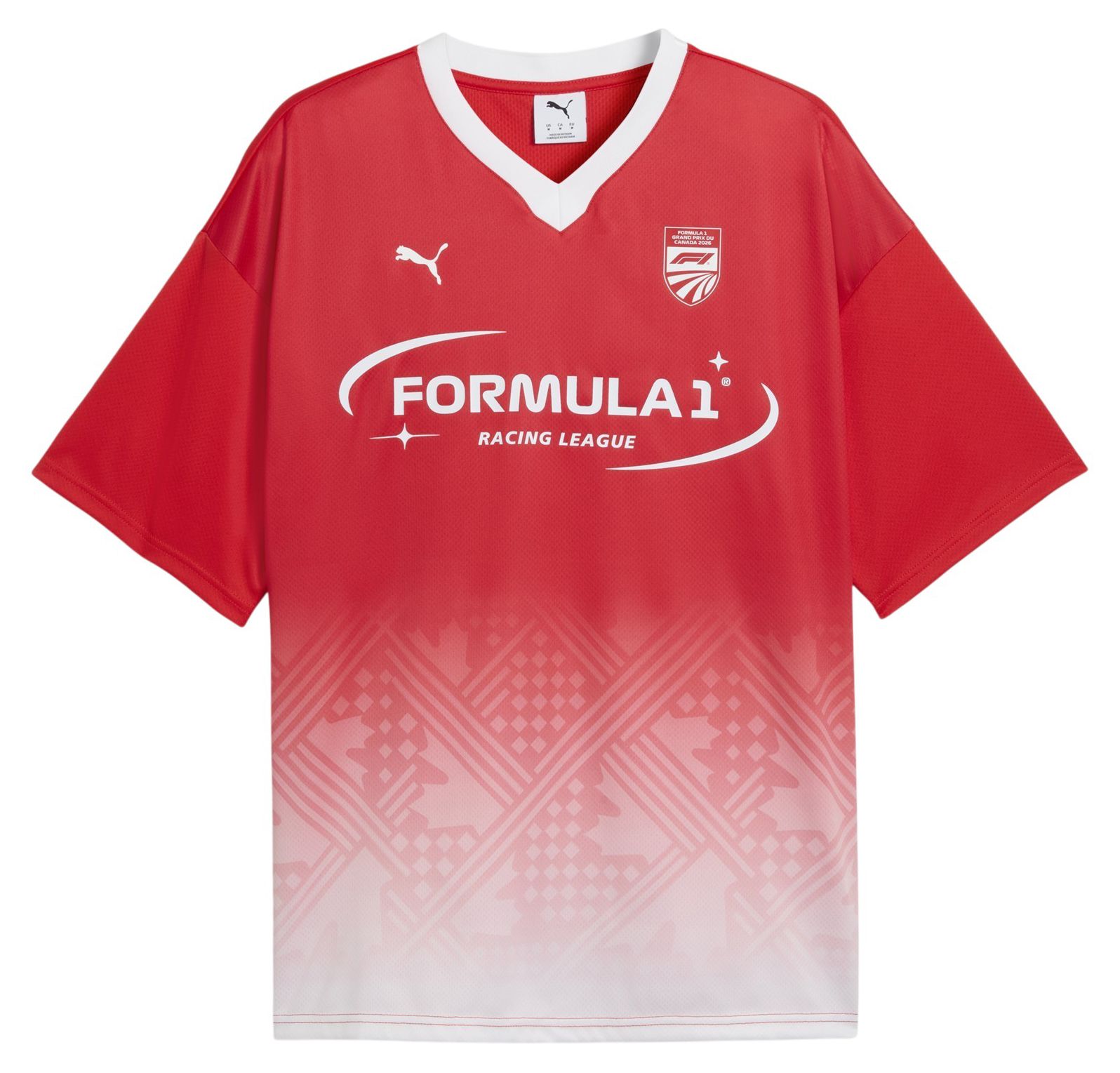 PUMA Men's Formula 1 Red Canada Race Jersey product image
