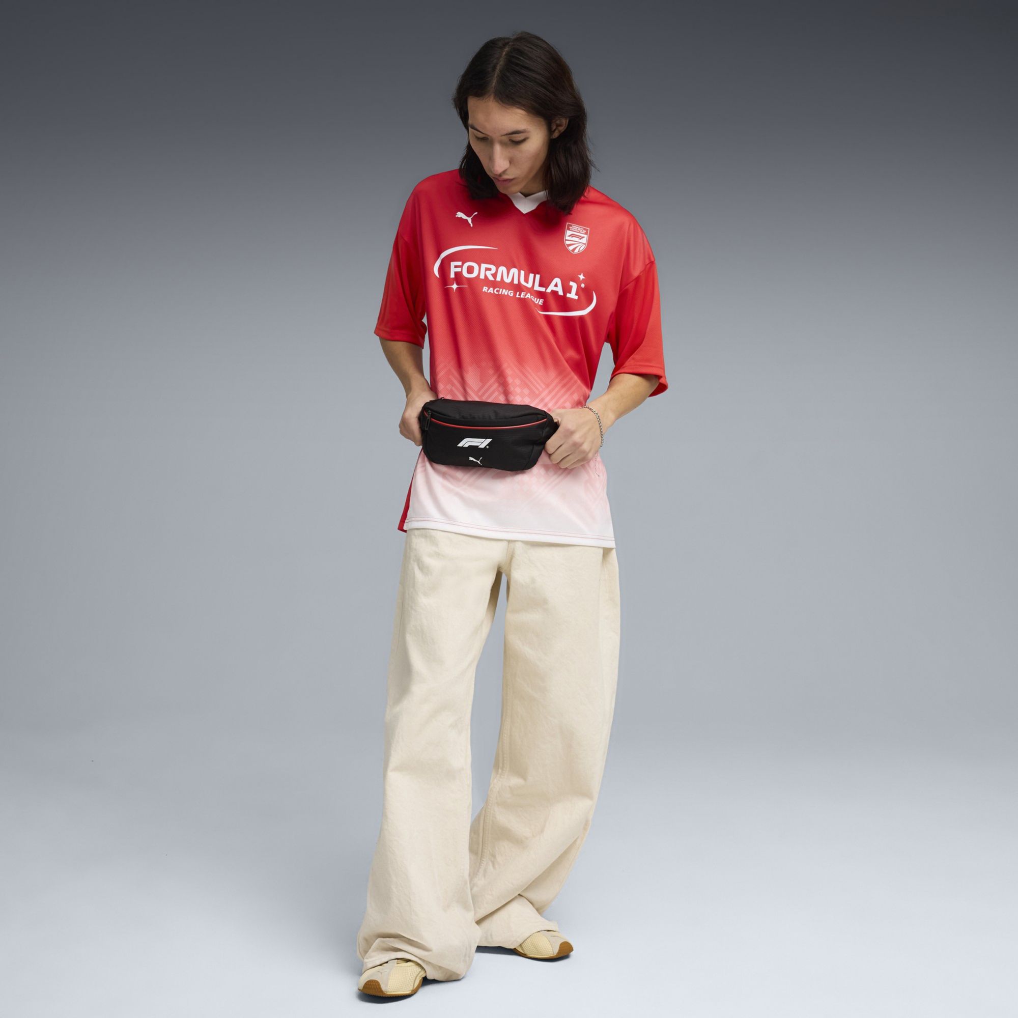 PUMA Men's Formula 1 Red Canada Race Jersey product image