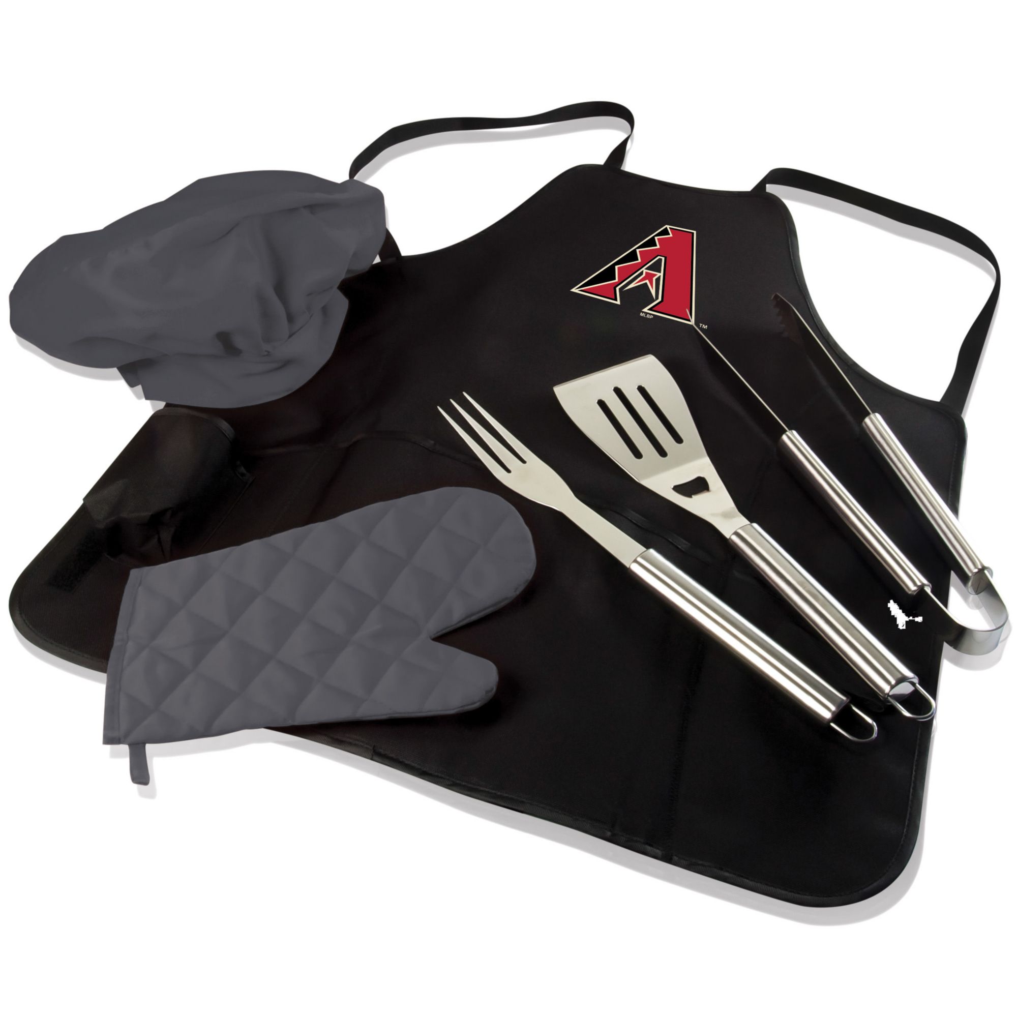 Picnic Time Arizona Diamondbacks Apron Tote Pro Grill Set