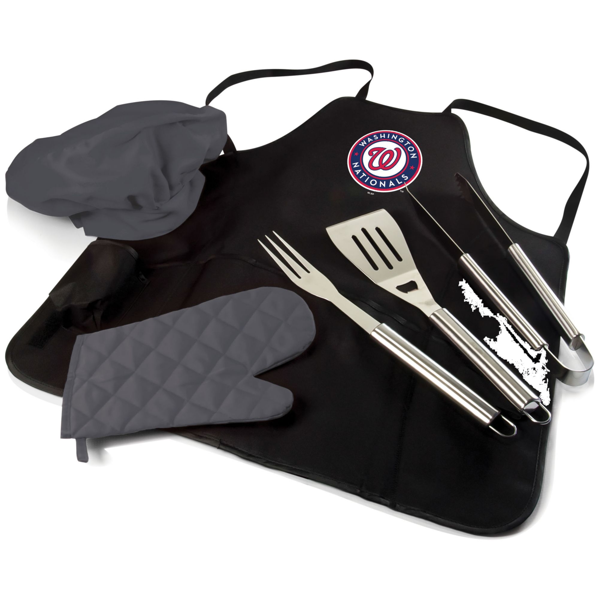 Picnic Time Washington Nationals Apron Tote Pro Grill Set product image