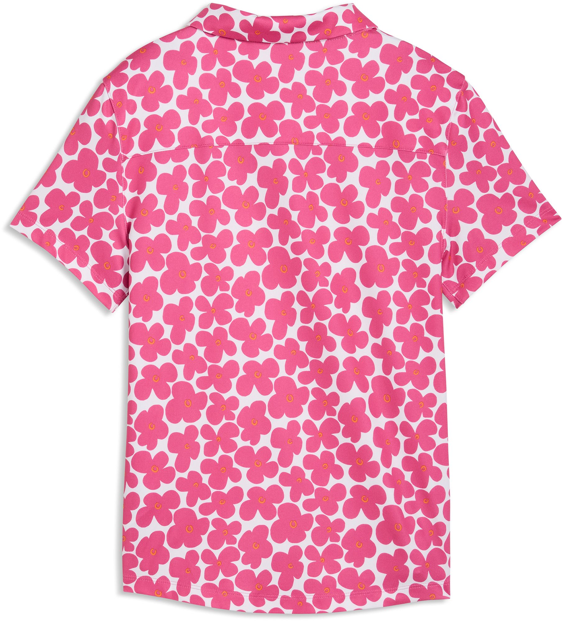 PUMA Girls' CLOUDSPUN Floral Golf Polo product image