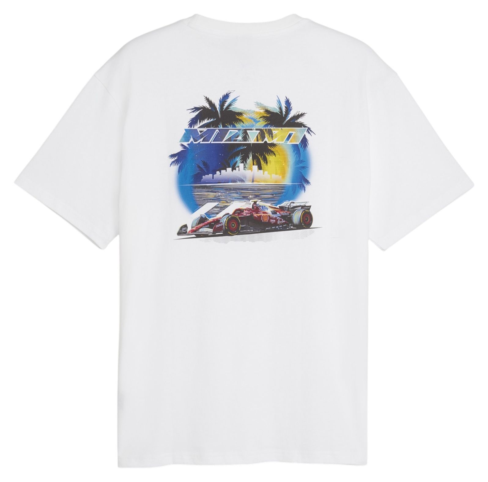 PUMA Men's F1 Ferrari White Miami T-Shirt product image