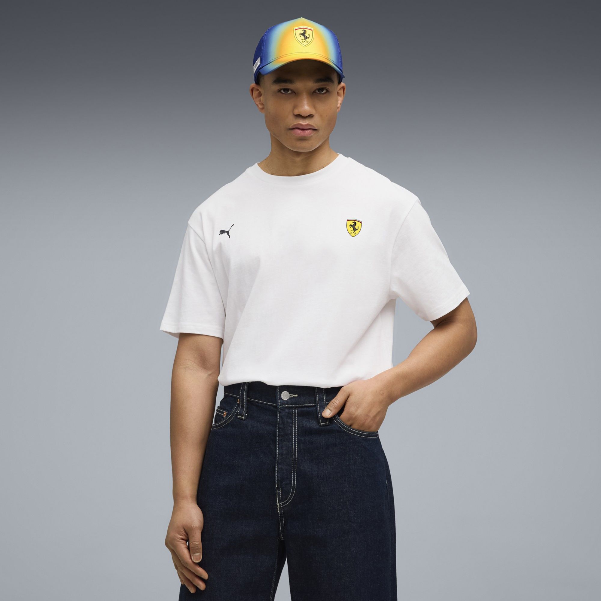 PUMA Men's F1 Ferrari White Miami T-Shirt product image