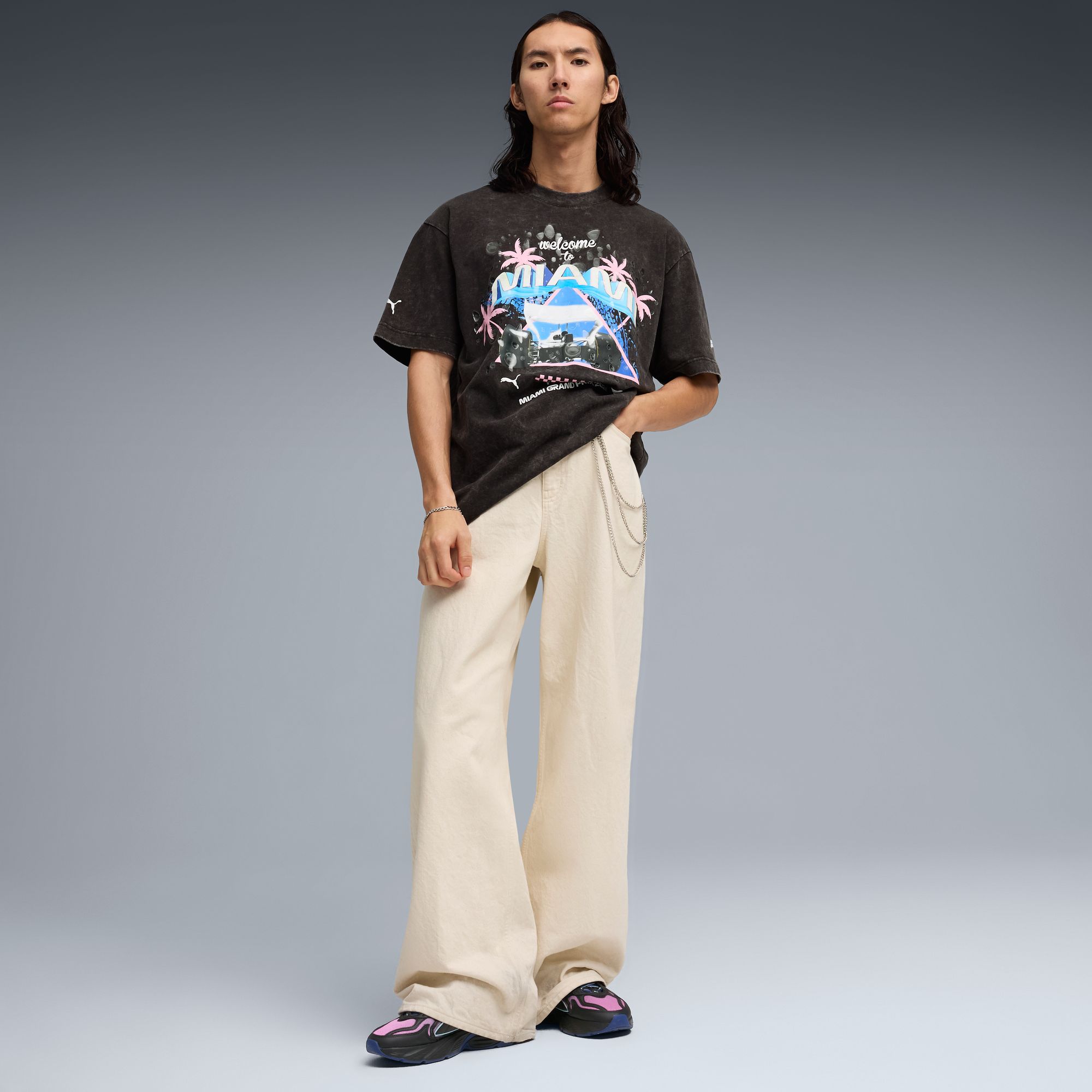 PUMA Adult F1 Miami Grand Prix Black T-Shirt product image