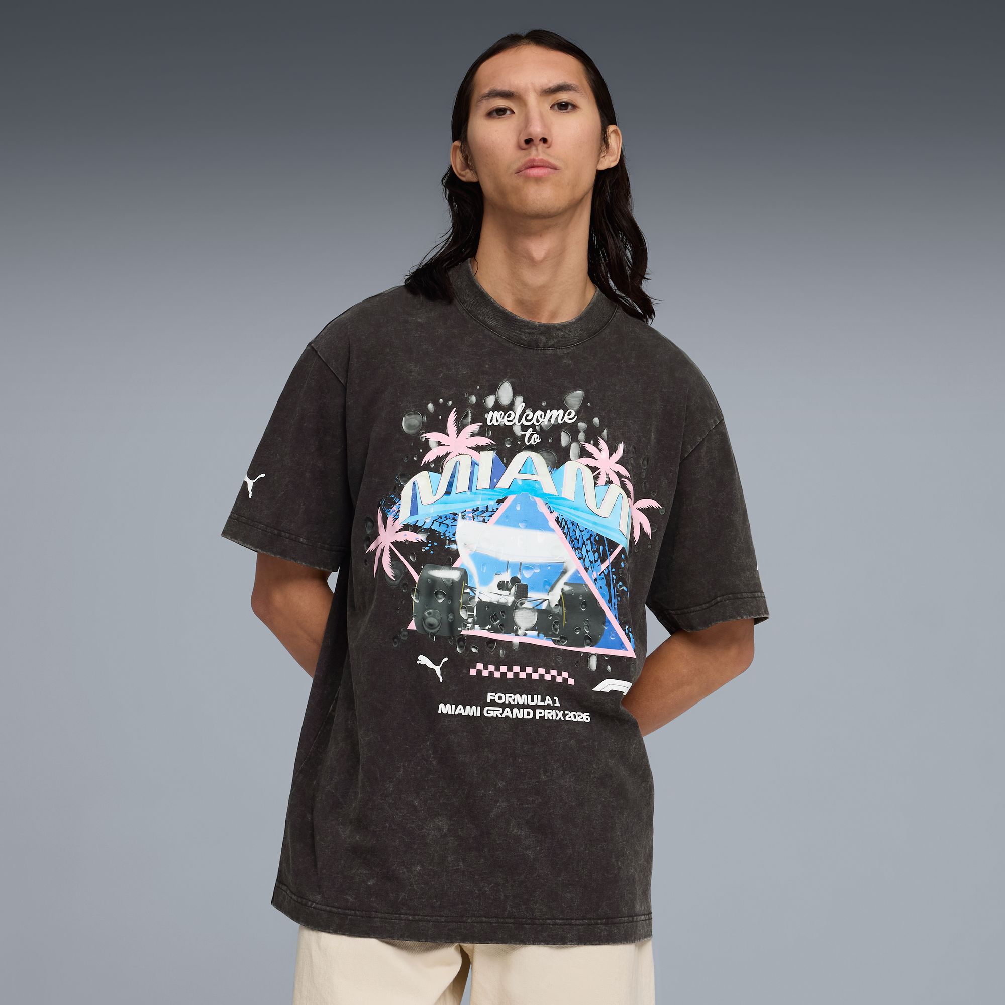 PUMA Adult F1 Miami Grand Prix Black T-Shirt product image