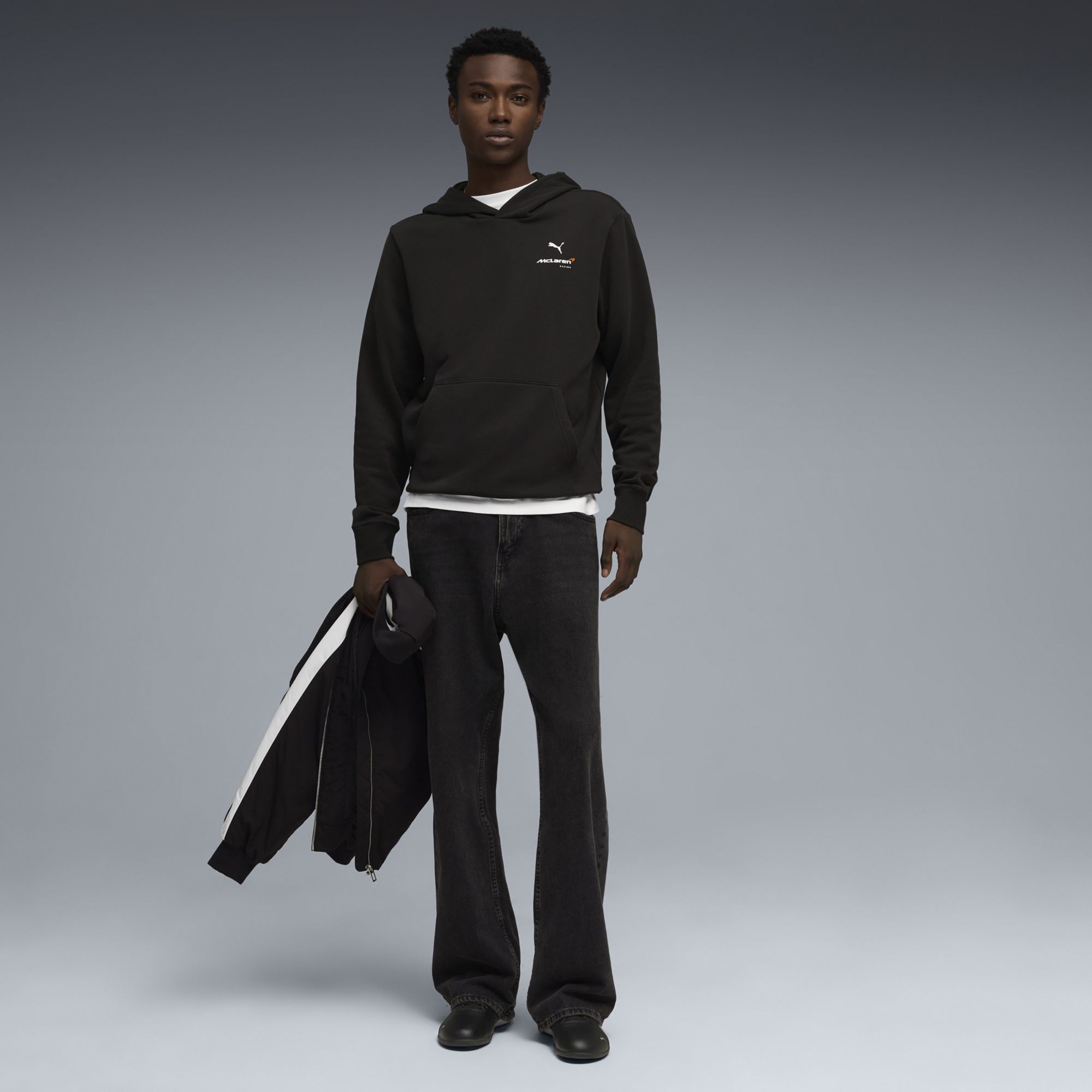PUMA Men's F1 McLaren Black Essential Pullover Hoodie product image