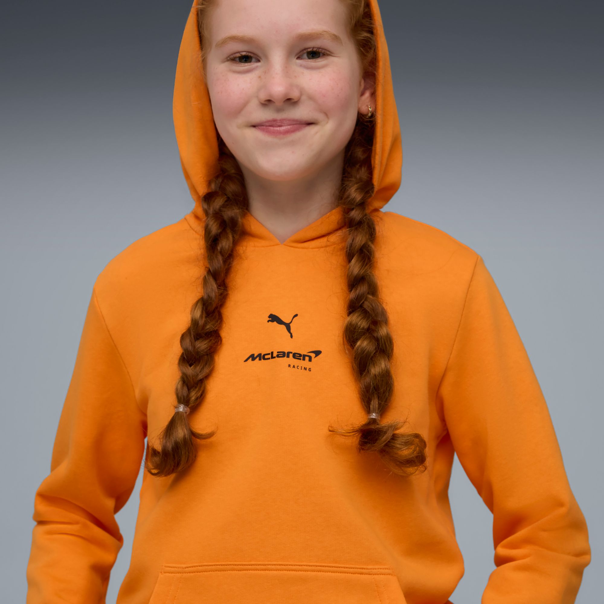 PUMA Youth F1 McLaren Orange Essential Pullover Hoodie product image