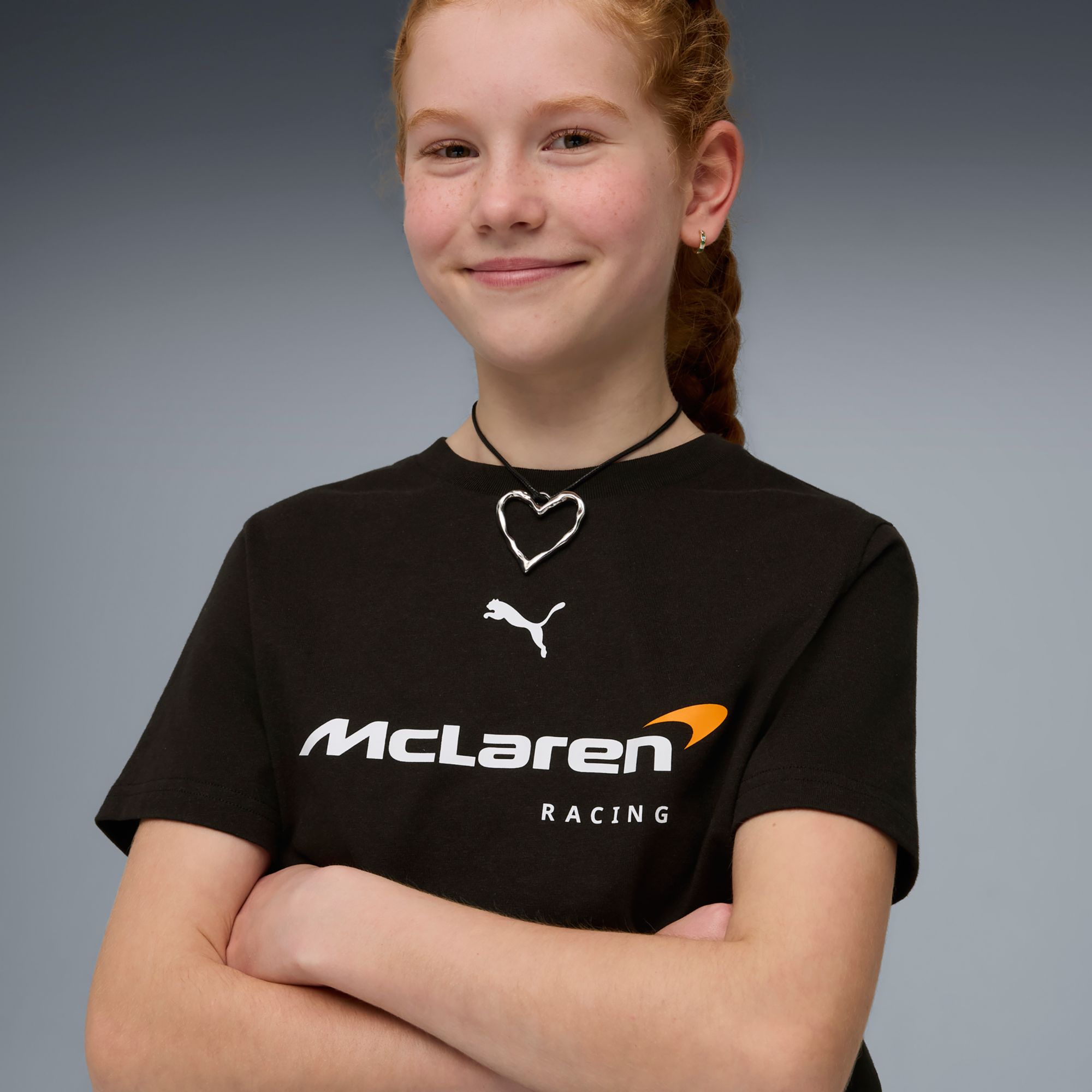 PUMA Youth F1 McLaren Black Big Logo T-Shirt product image