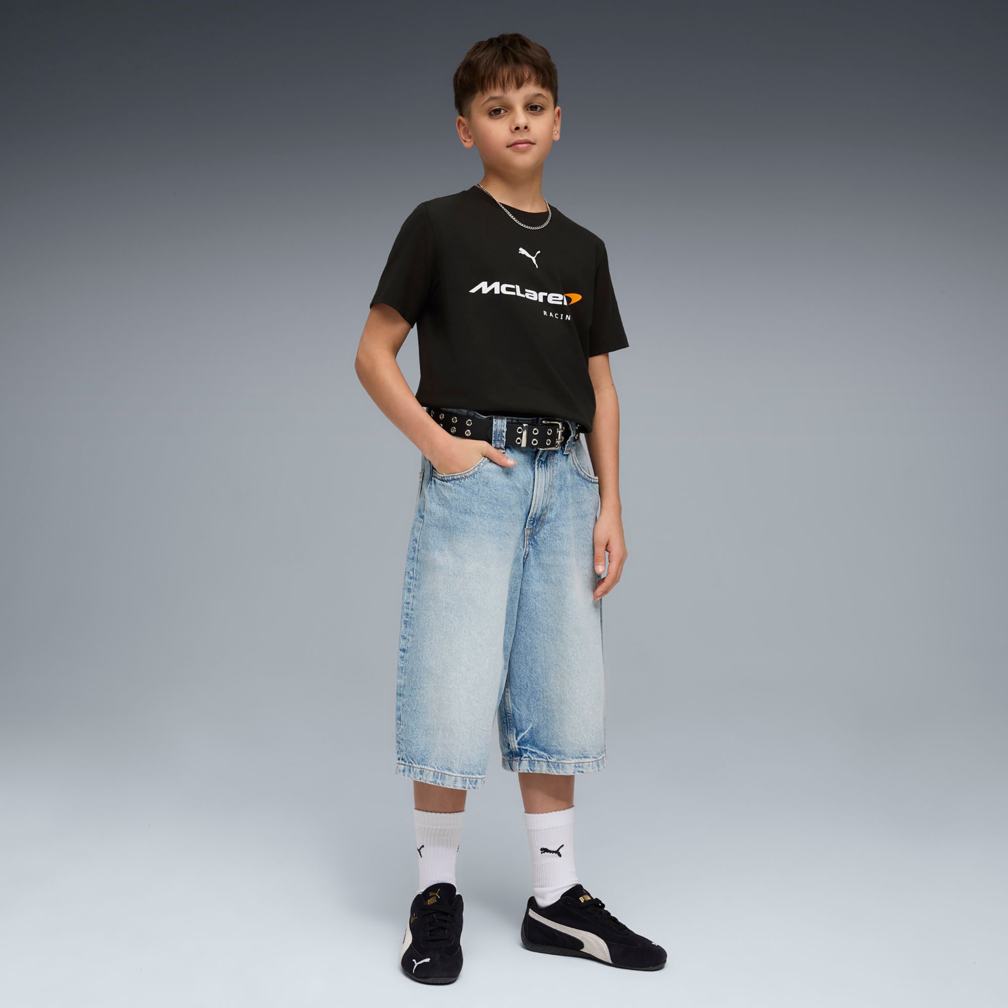 PUMA Youth F1 McLaren Black Big Logo T-Shirt product image