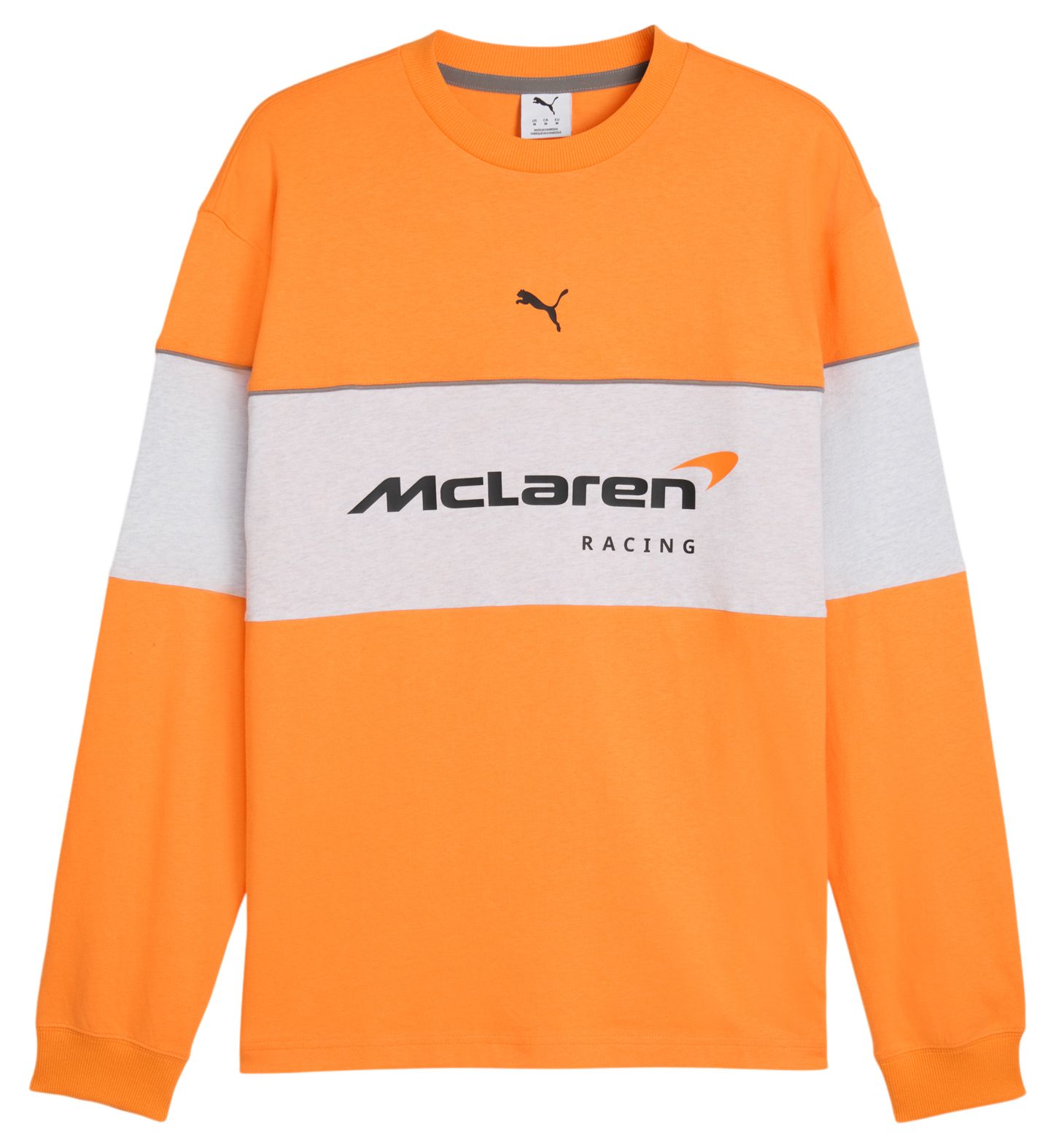 PUMA Men's F1 McLaren Orange Logo Long Sleeve Shirt product image