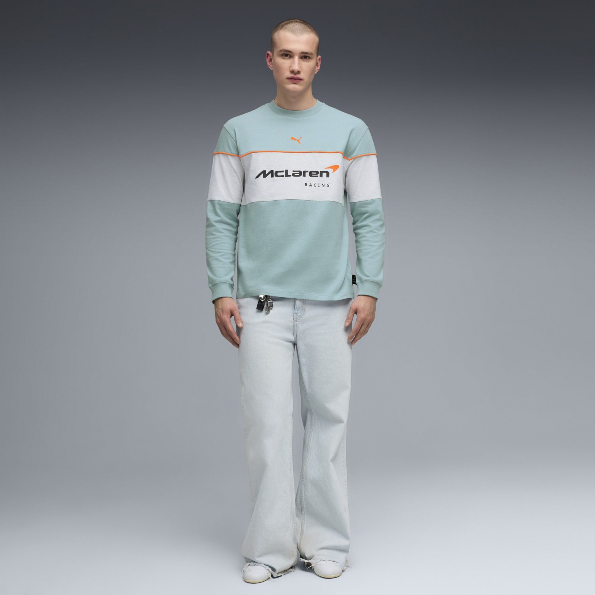 PUMA Men's F1 McLaren Blue Long Sleeve Shirt product image