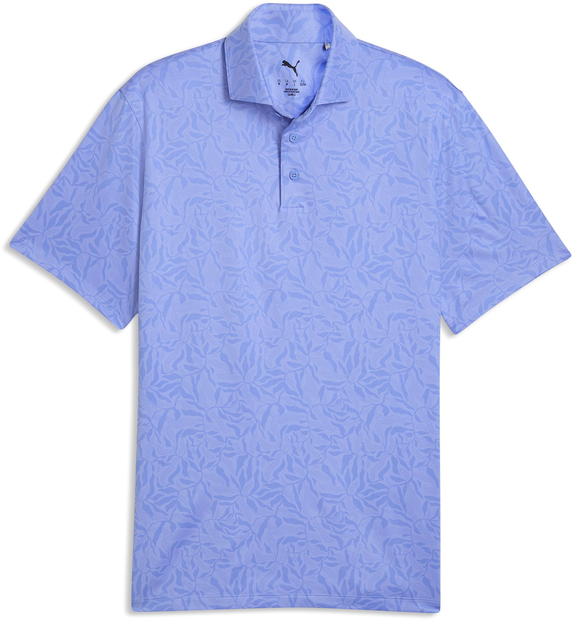 PUMA Men's CLOUDSPUN Marine Botanical Golf Polo product image