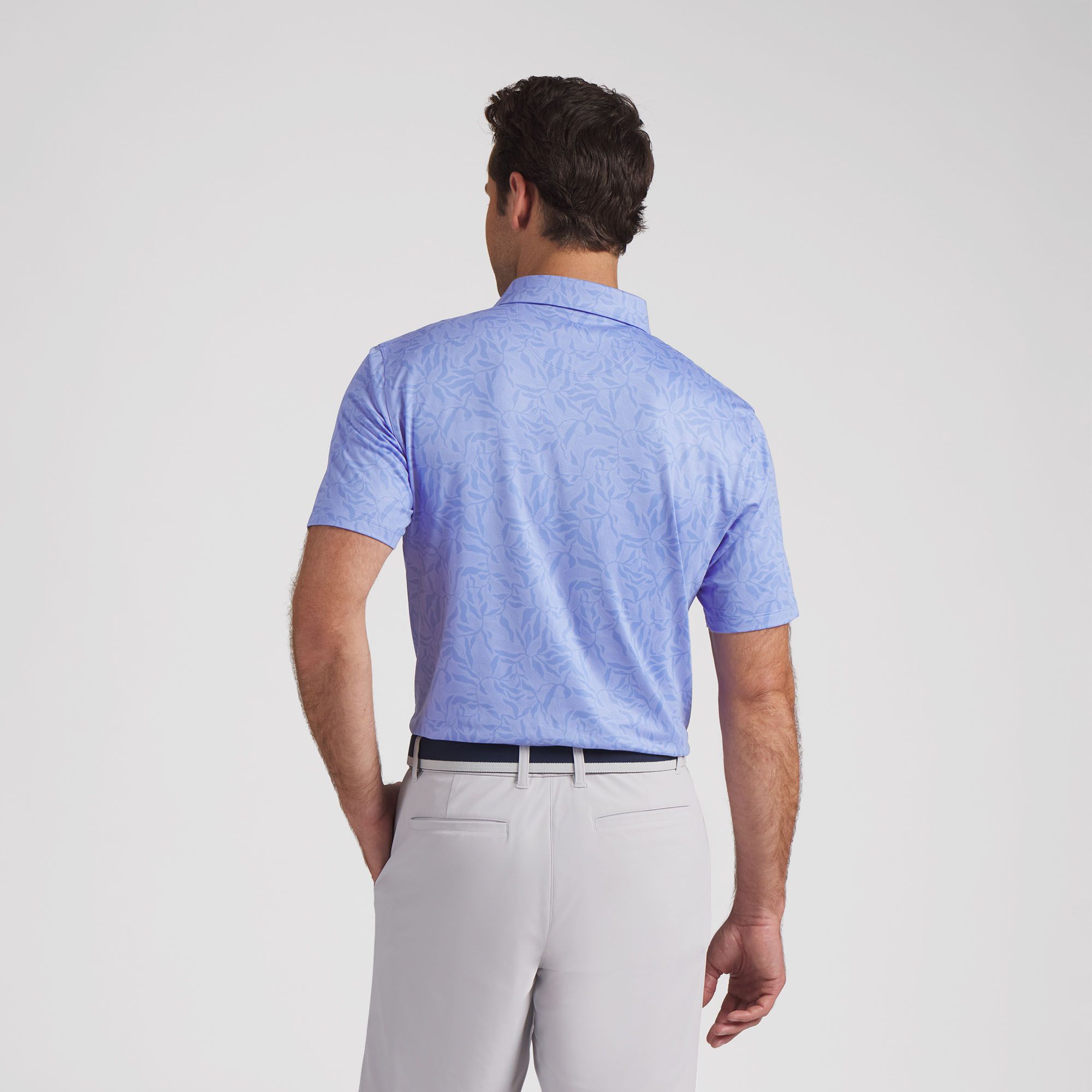 PUMA Men's CLOUDSPUN Marine Botanical Golf Polo product image