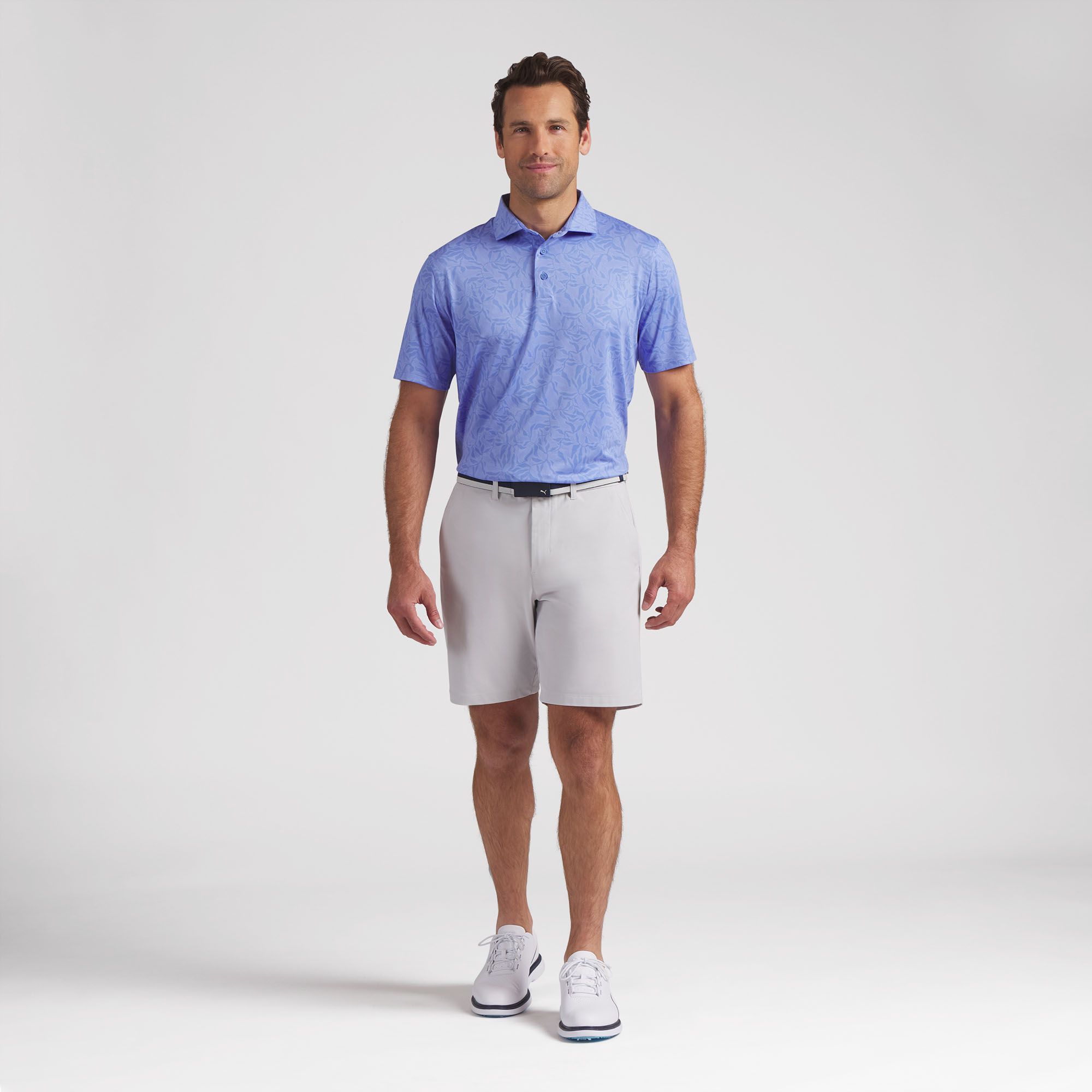 PUMA Men's CLOUDSPUN Marine Botanical Golf Polo product image