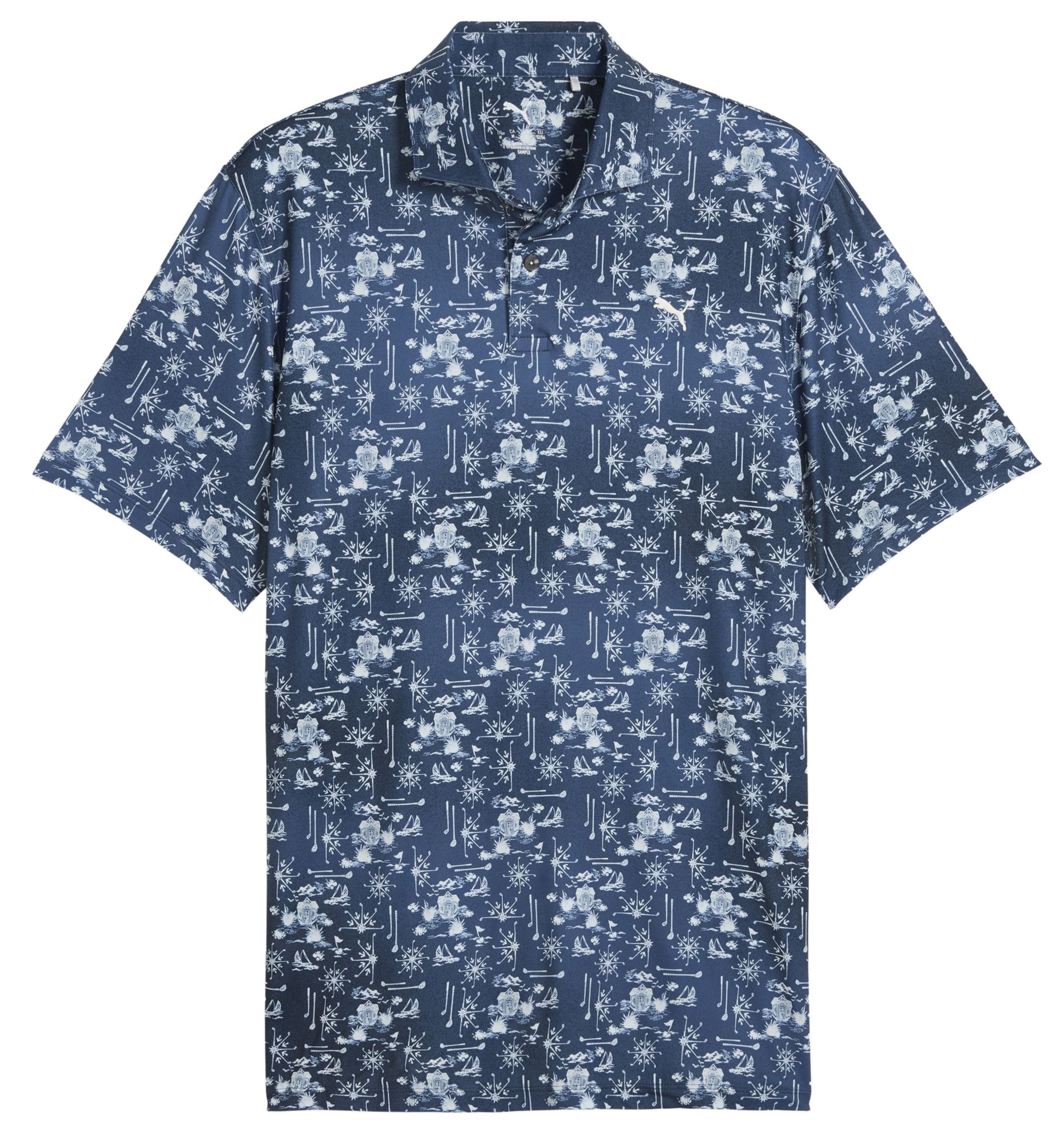 PUMA Men's CLOUDSPUN Coastal Claret Golf Polo product image