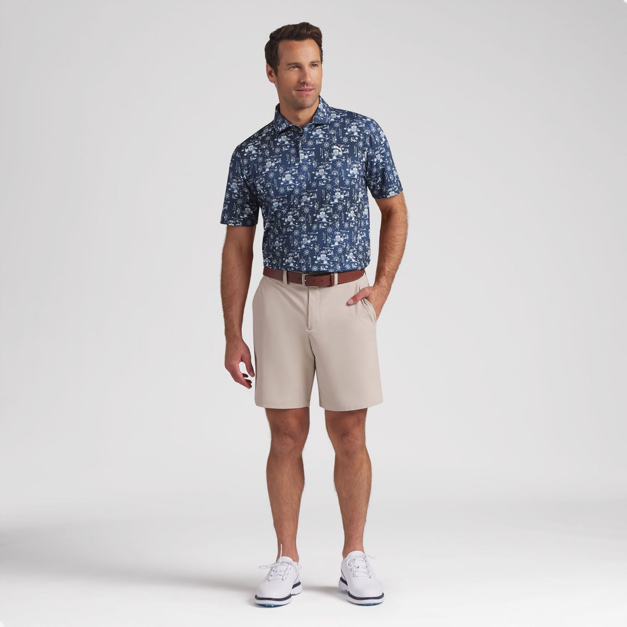 PUMA Men's CLOUDSPUN Coastal Claret Golf Polo product image