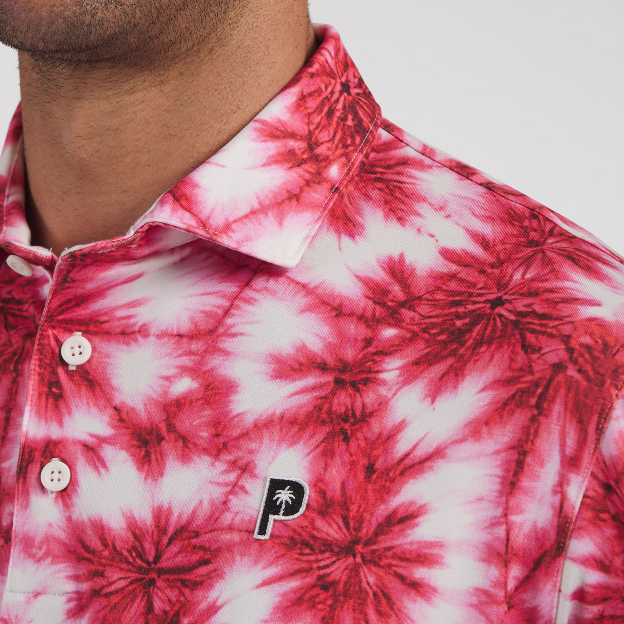PUMA X PTC Men's CLOUDSPUN Palm Golf Polo product image