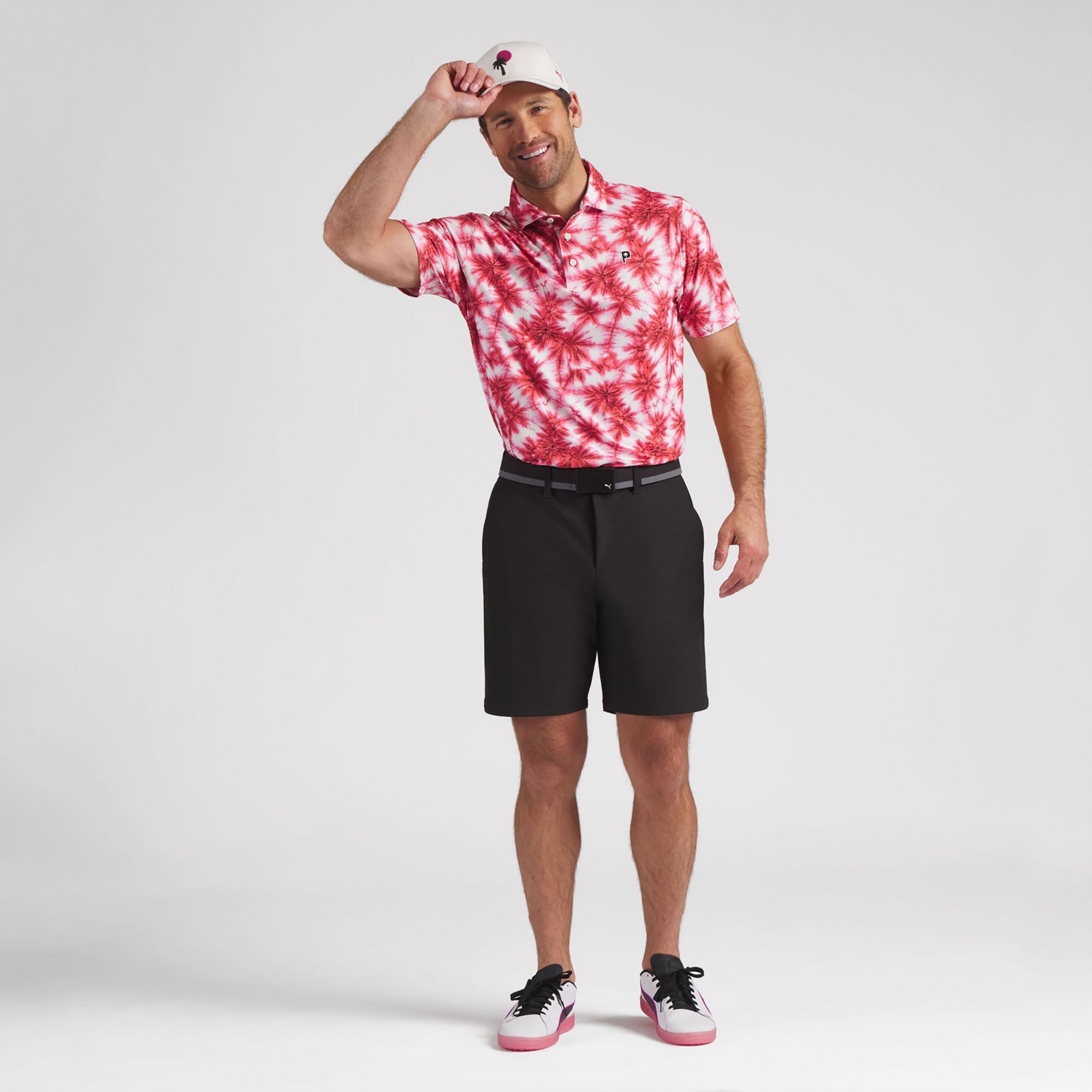 PUMA X PTC Men's CLOUDSPUN Palm Golf Polo product image