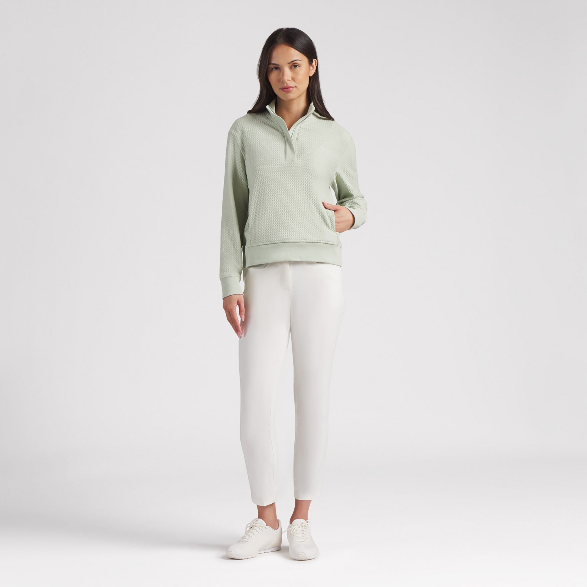 PUMA Women's Boulder Golf ½ Zip Left Chest product image