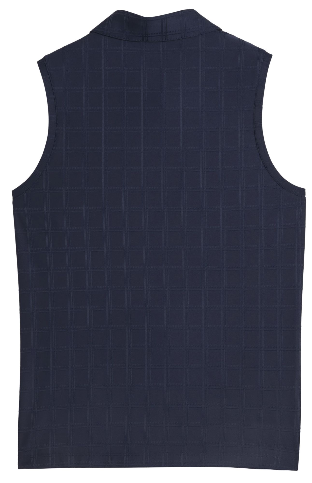 PUMA Women's Plaid Knit Sleeveless Golf Polo product image
