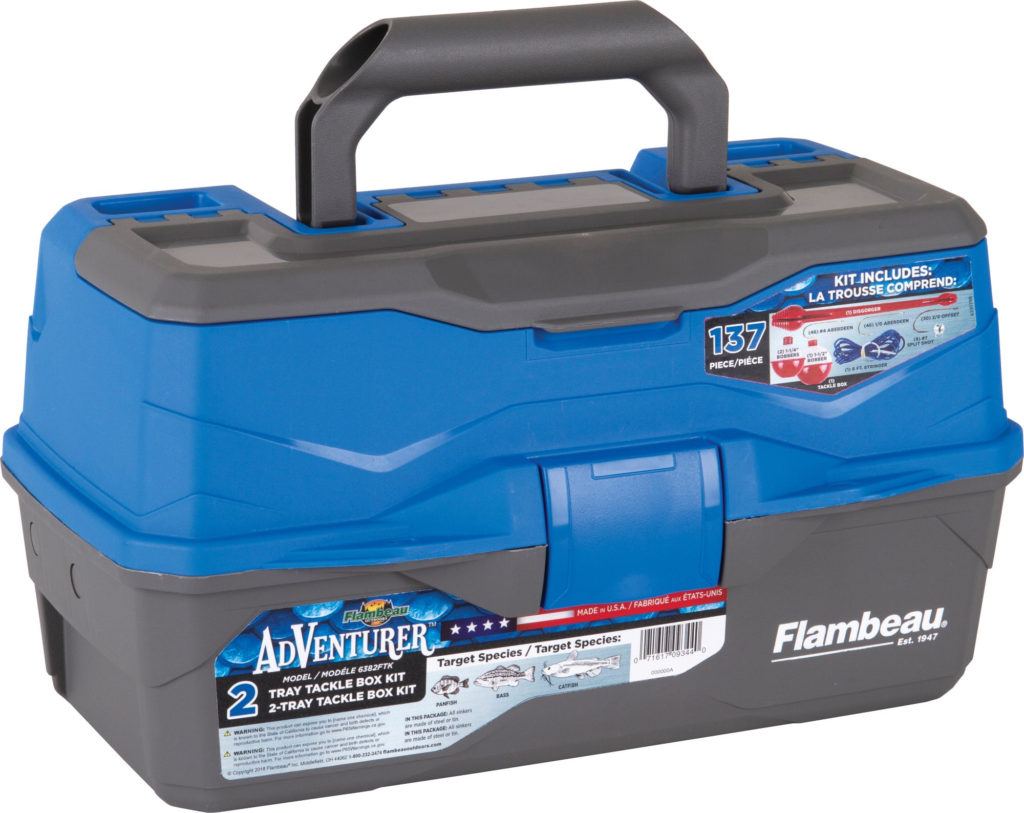 Flambeau Adventurer 2-Tray 137-Piece Tackle Box Kit product image