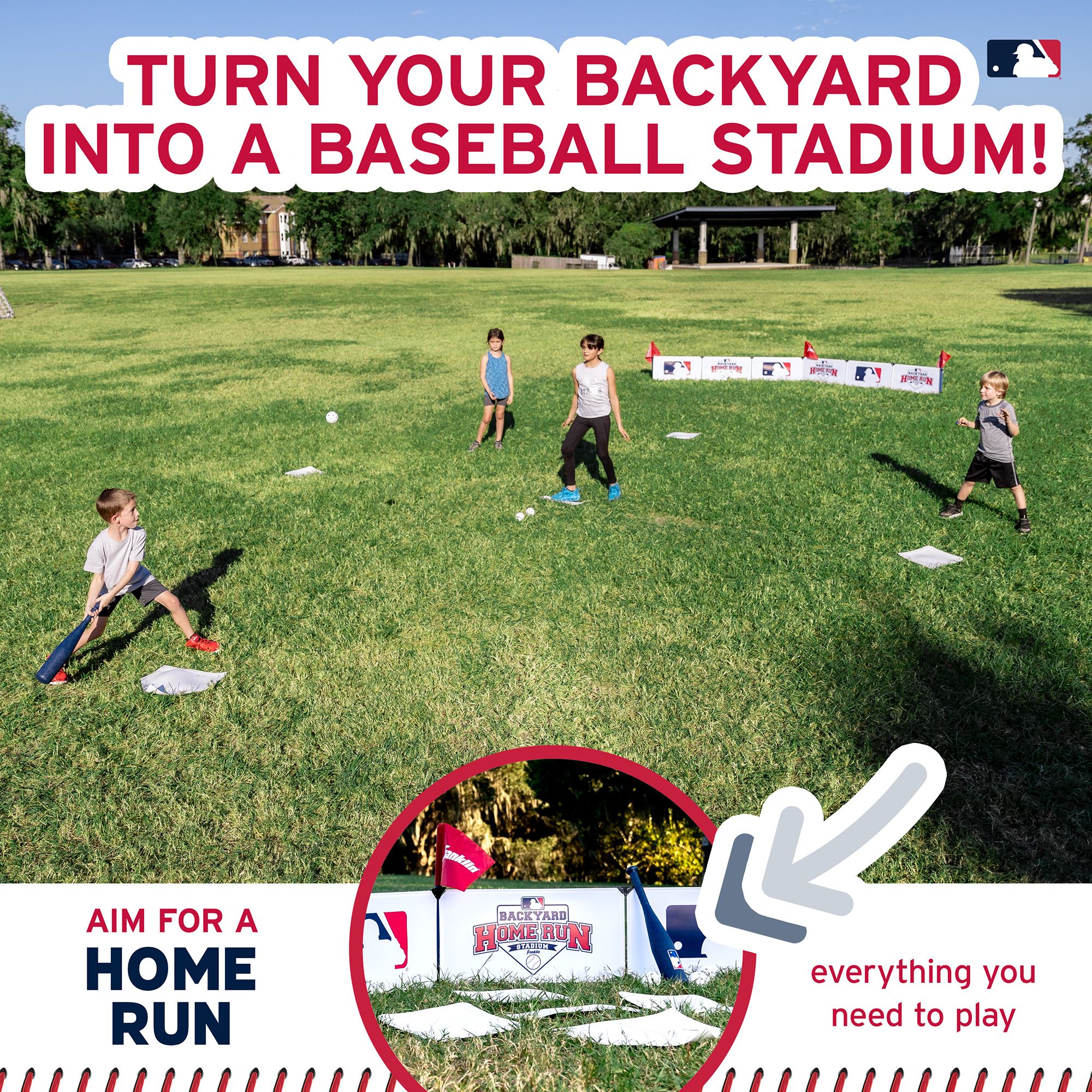 Franklin MLB Backyard Home Run Stadium product image