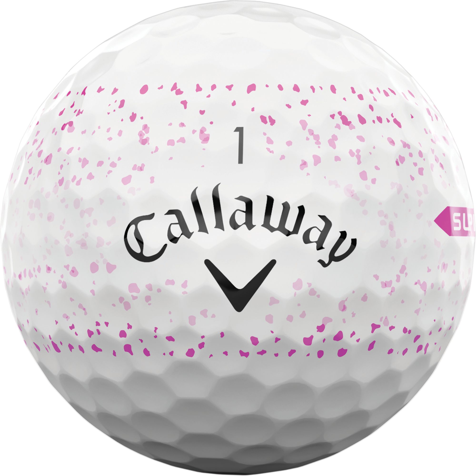 Callaway 2023 Supersoft Splatter Pink Golf Balls product image