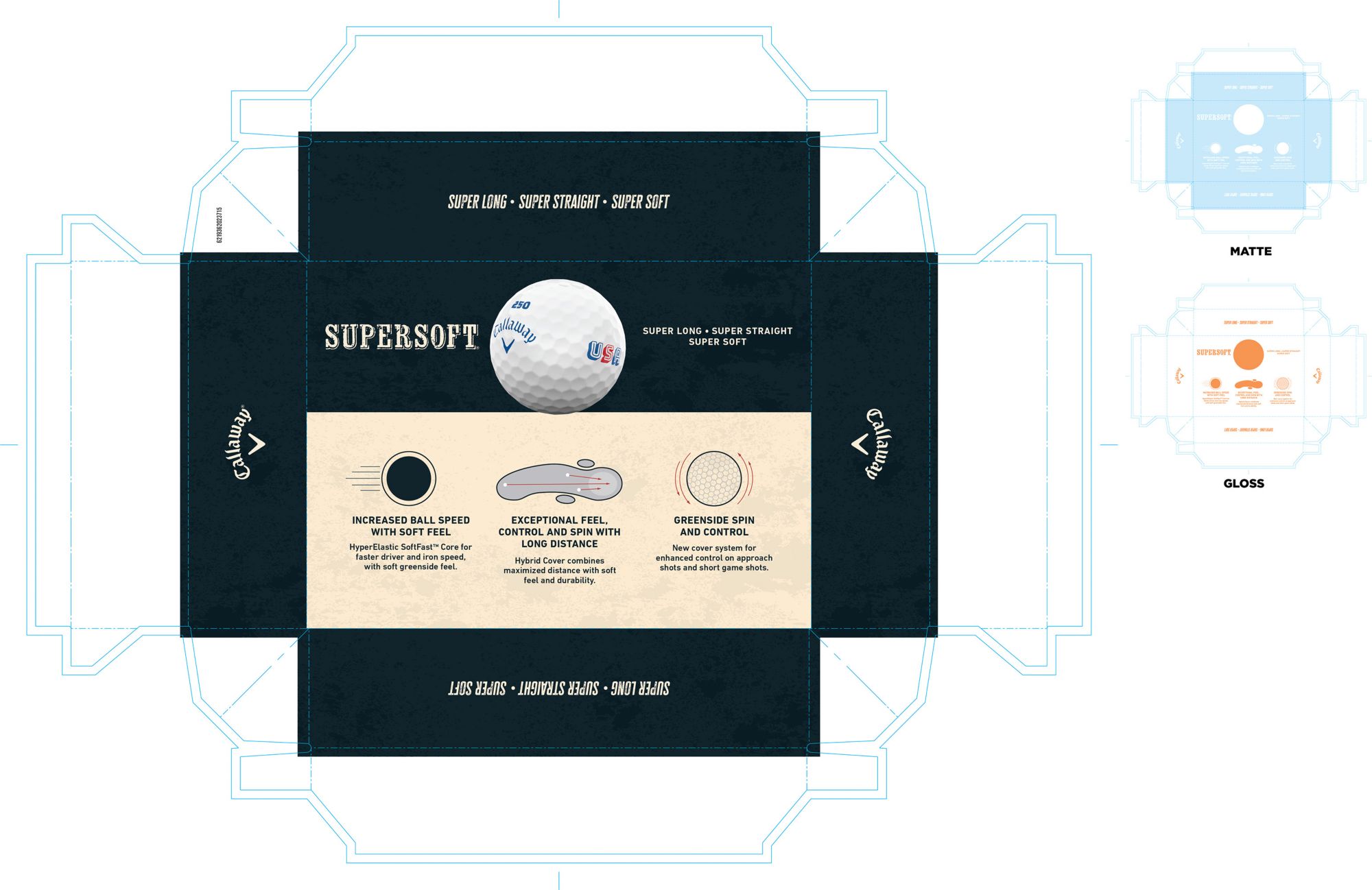 Callaway USA 250 Supersoft Golf Balls product image