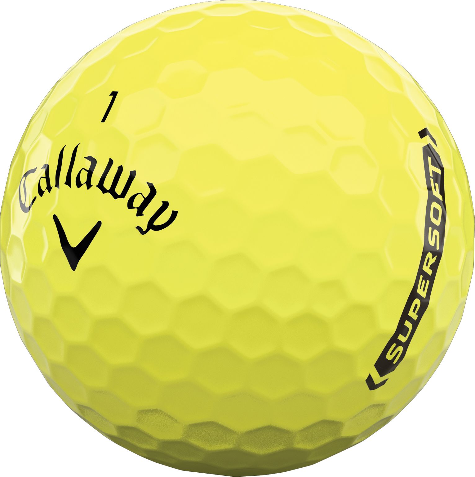Callaway 2021 Supersoft Yellow Personalized Golf Balls product image