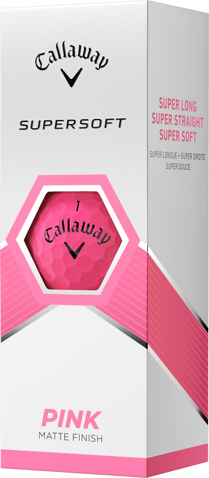 Callaway 2023 Supersoft Matte Pink Personalized Golf Balls product image