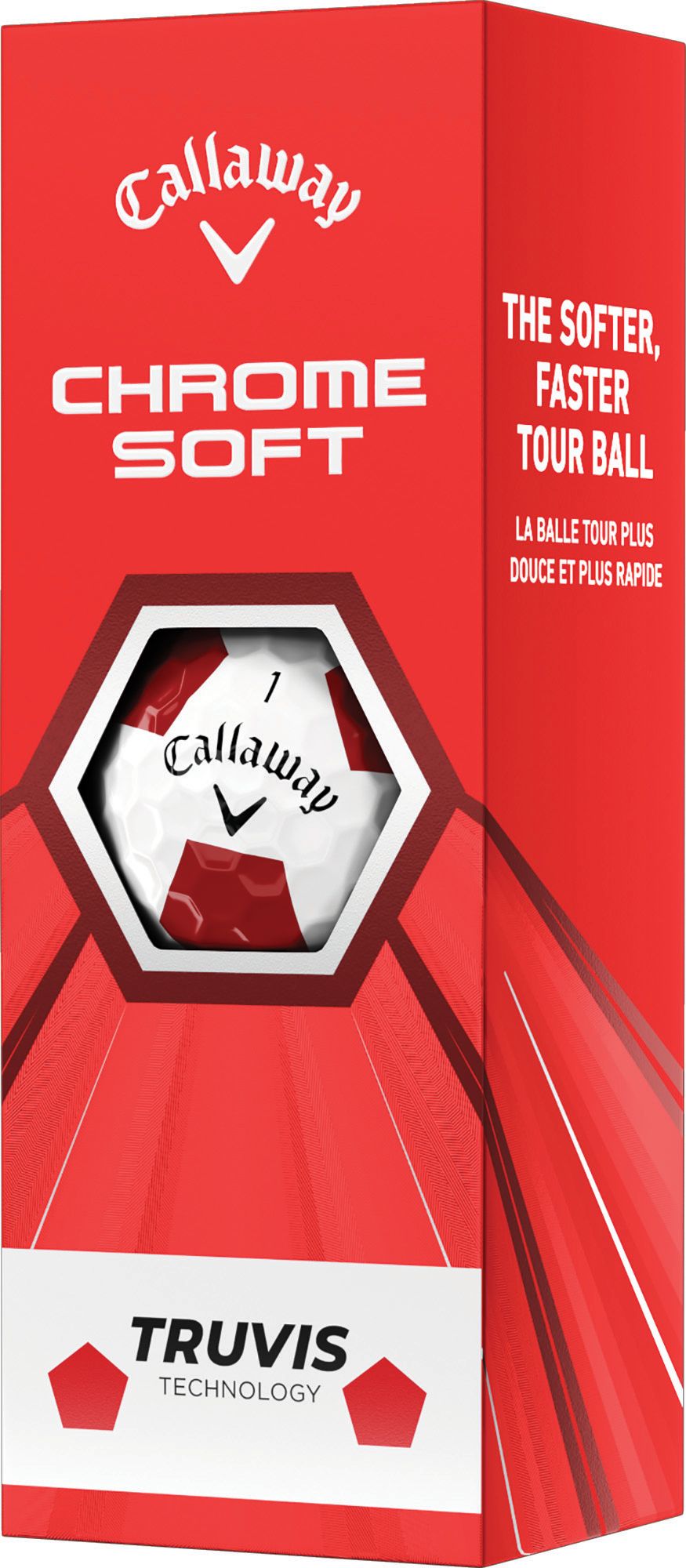 Callaway 2020 Chrome Soft Truvis Red Golf Balls product image
