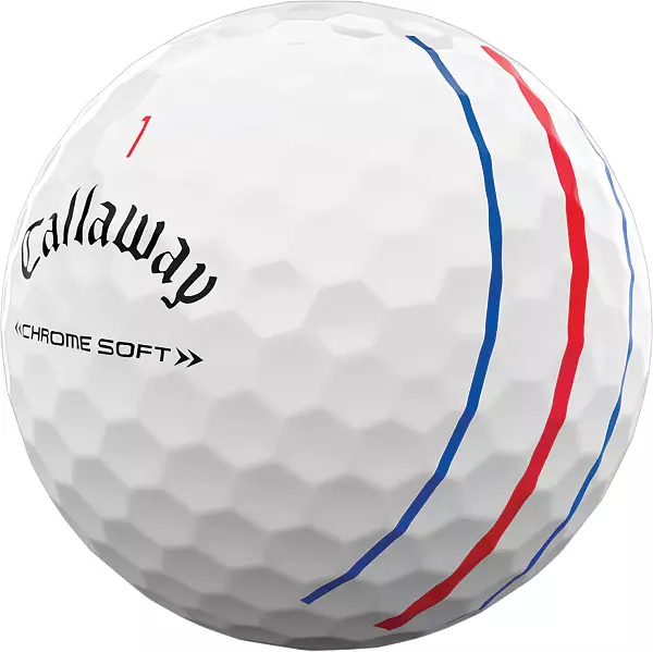 Callaway 2022 Chrome Soft Triple Track Golf Balls - 3 Ball Sleeve 