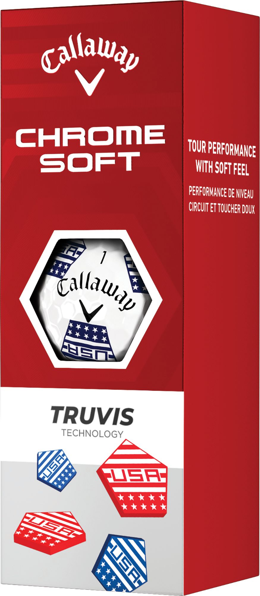 Callaway 2022 Chrome Soft Truvis USA Golf Balls product image