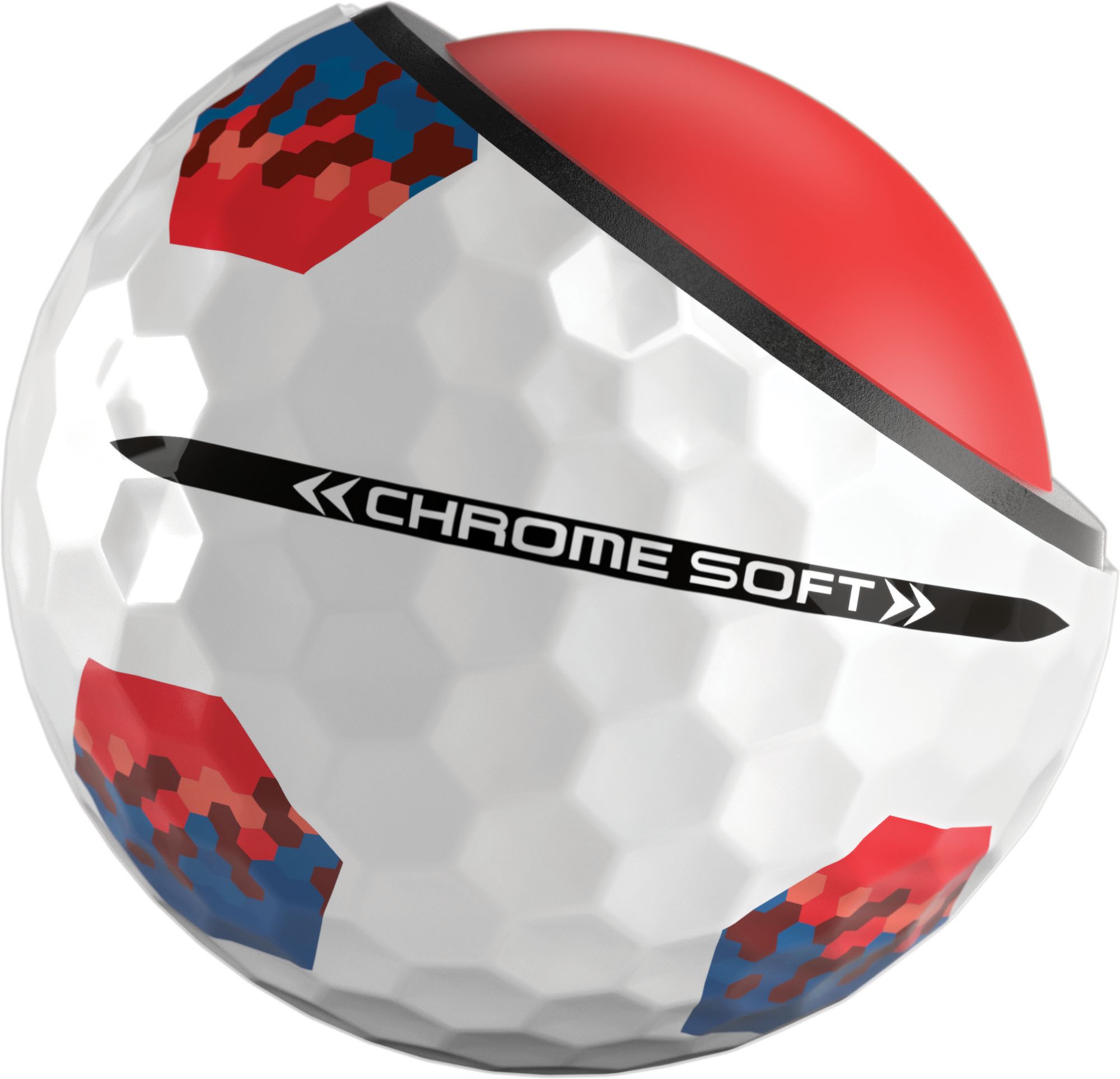 Callaway 2023 Chrome Soft Red & Blue TruTrack Golf Balls