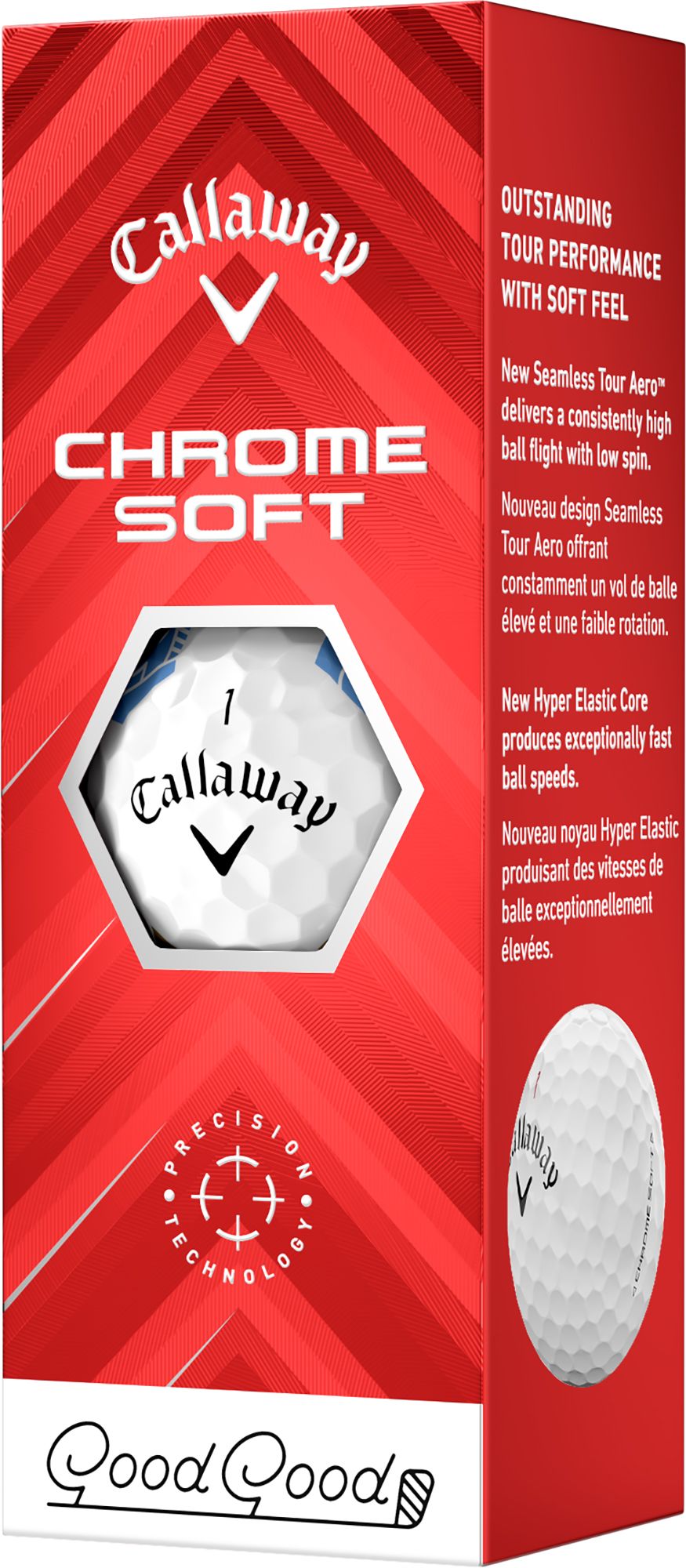 Callaway 2024 Chrome Soft Good Good TruTrack Golf Balls product image