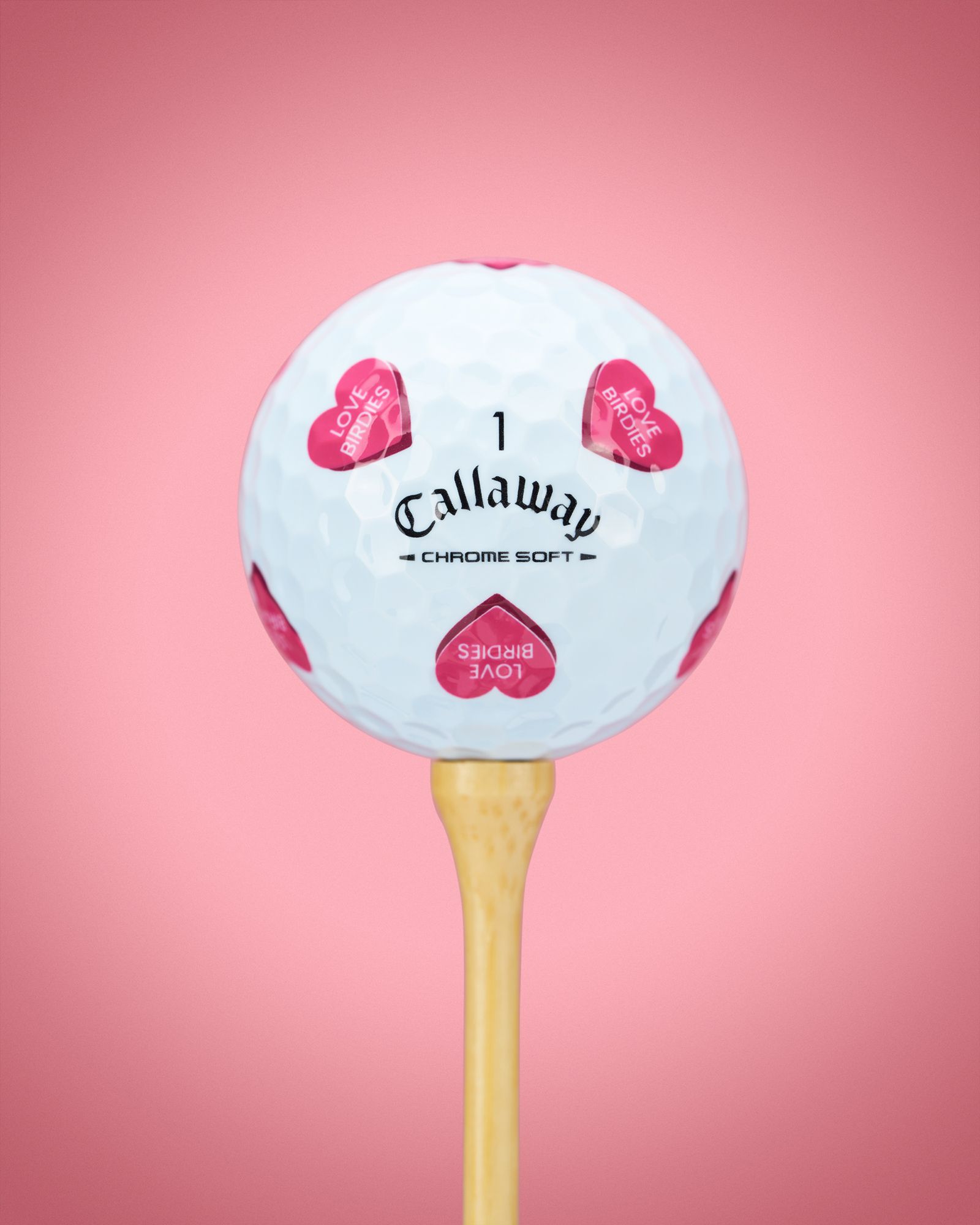 Callaway 2026 Chrome Soft Golf Hearts Golf Balls product image