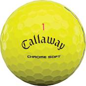Callaway 2020 Chrome Soft Triple Track Yellow Personalized Golf Balls product image