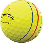 Callaway 2022 Chrome Soft Triple Track Yellow Personalized Golf Balls product image