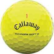 Callaway 2022 Chrome Soft Triple Track Yellow Golf Balls product image