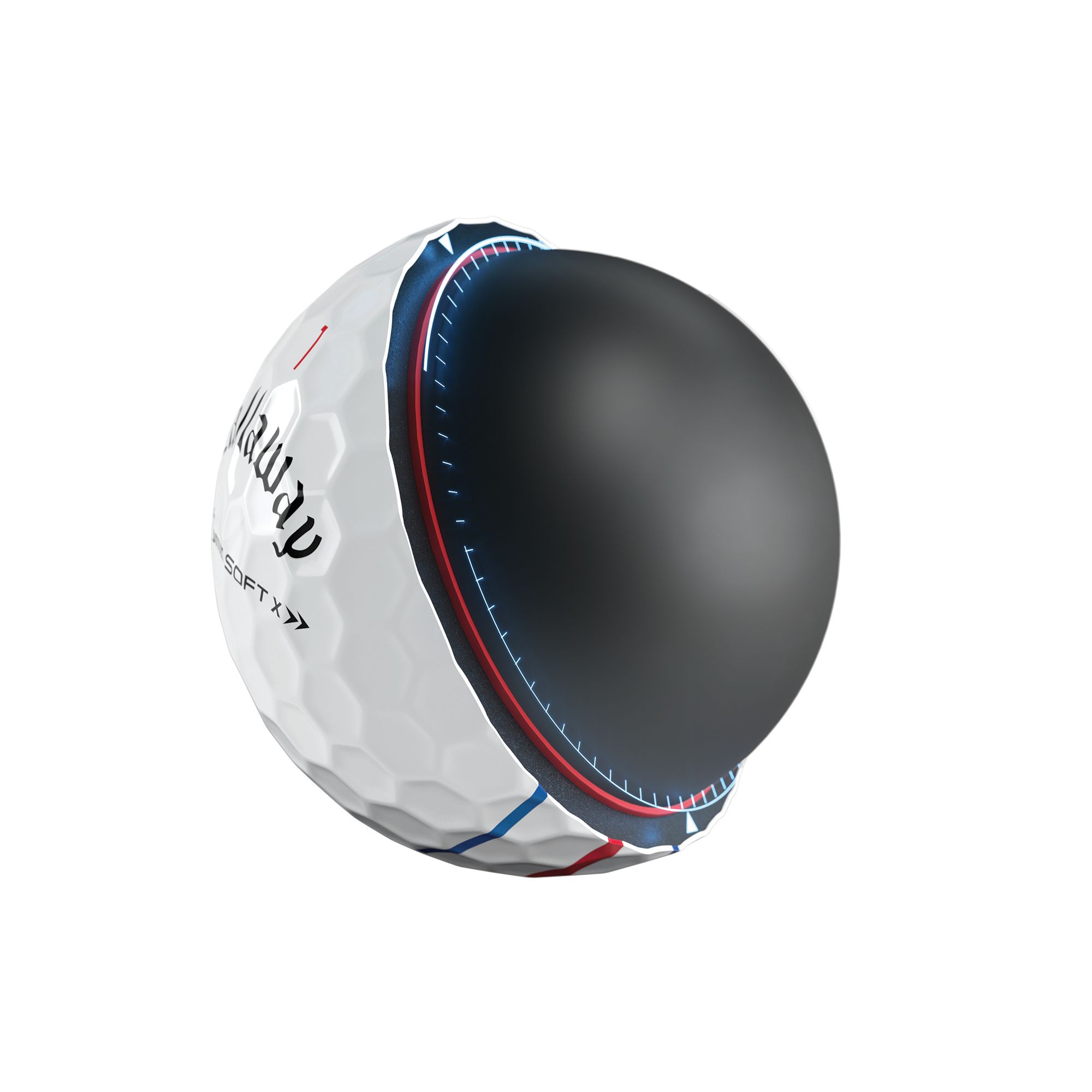 Callaway 2022 Chrome Soft X Triple Track Golf Balls - 3 Ball Sleeve product image