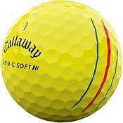 Callaway 2023 ERC Soft Triple Track Yellow Personalized Golf Balls product image