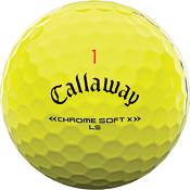 Callaway 2022 Chrome Soft X LS Triple Track Yellow Personalized Golf Balls product image