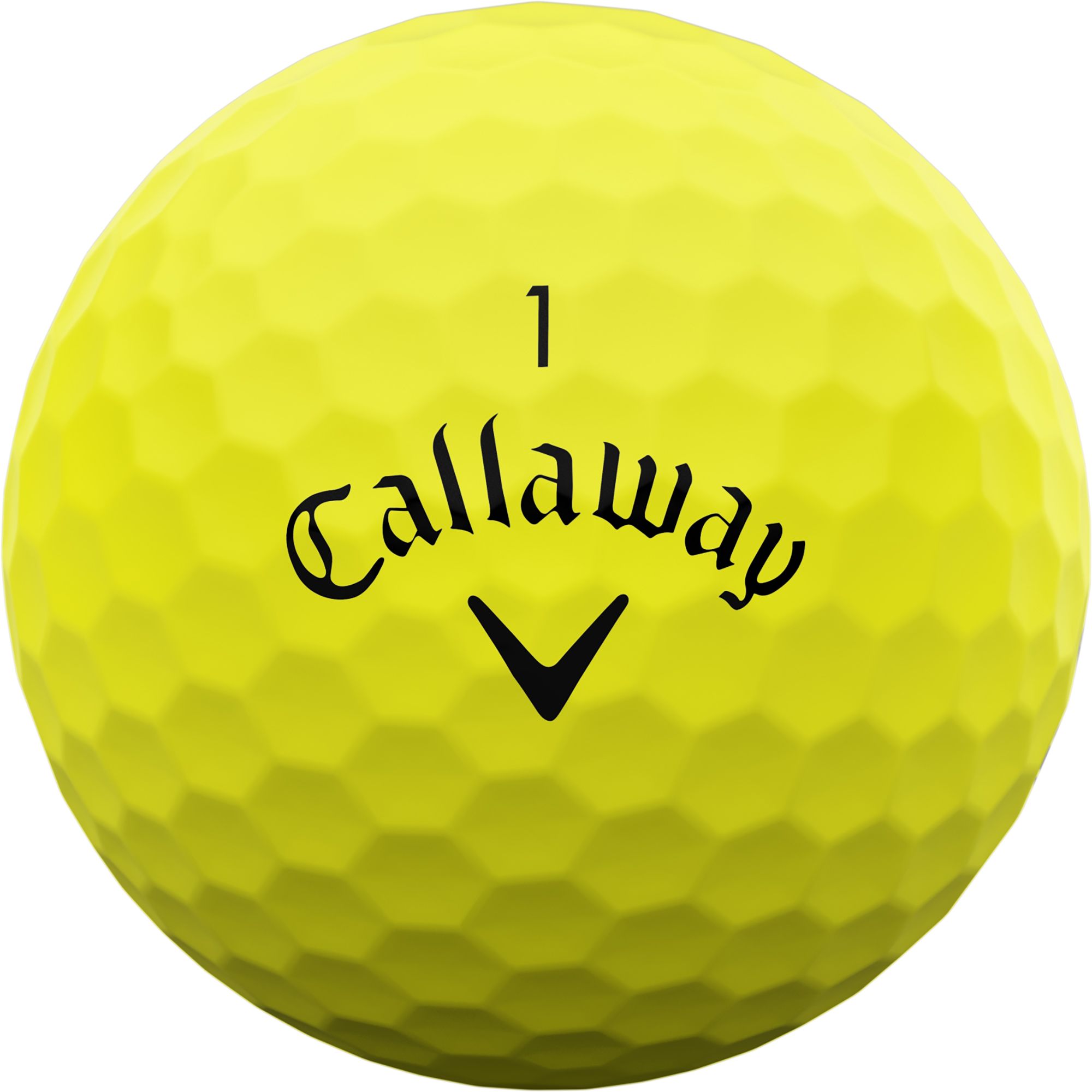 Callaway 2025 Superfast Bold Yellow Personalized Golf Balls - 15 Pack product image