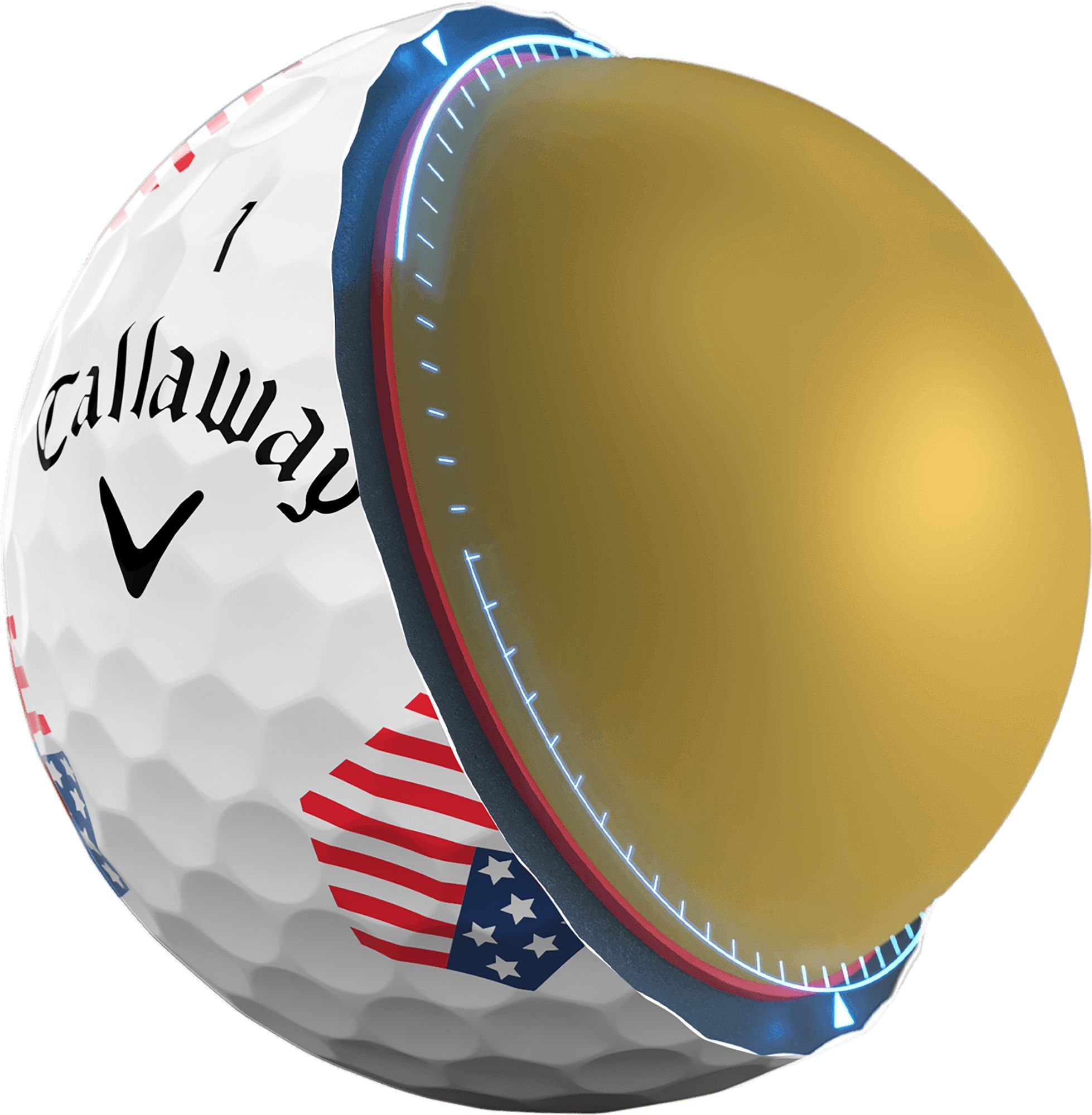 Callaway 2024 Chrome Tour USA TruTrack Golf Balls product image